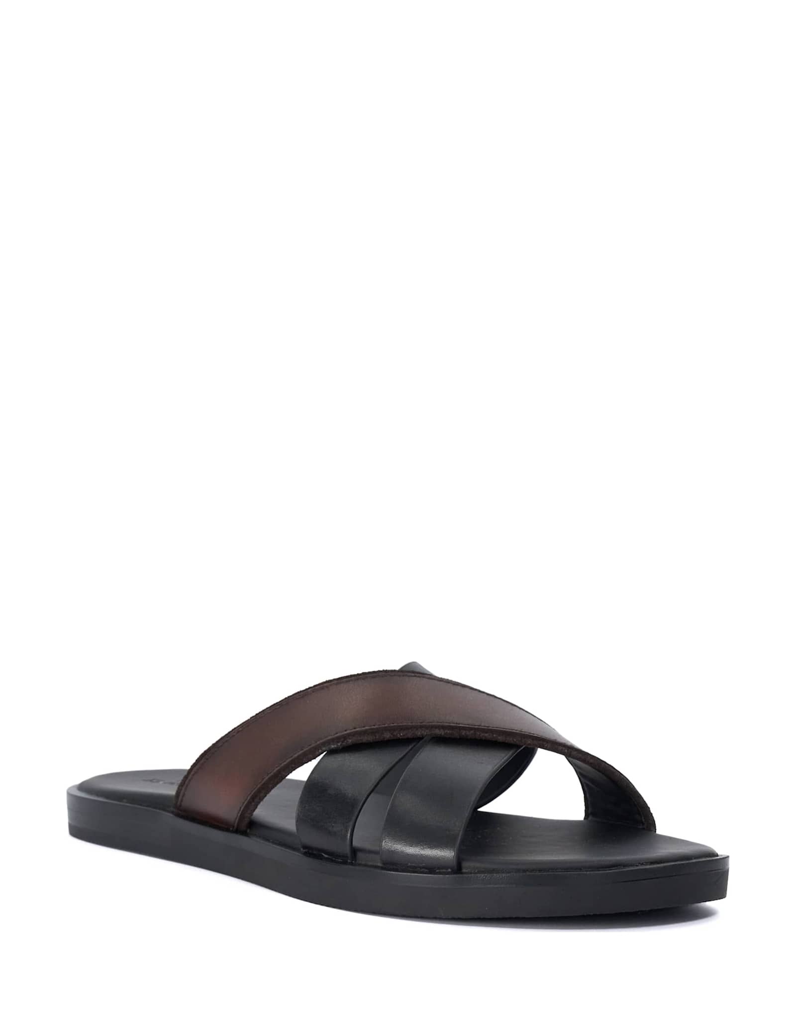 Leather Slider Sandals - image 5