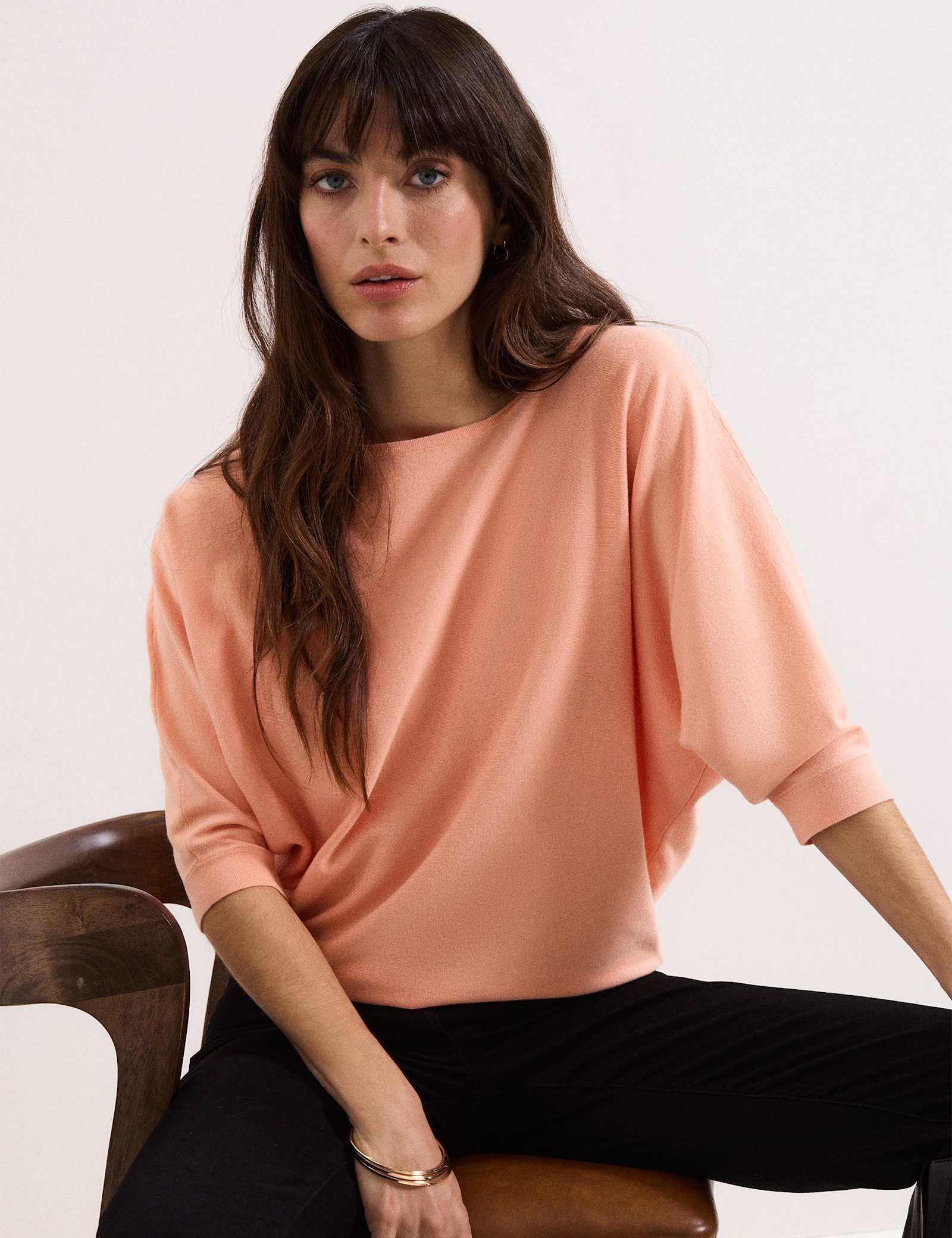 Round Neck Batwing Sleeve Jumper - image 4