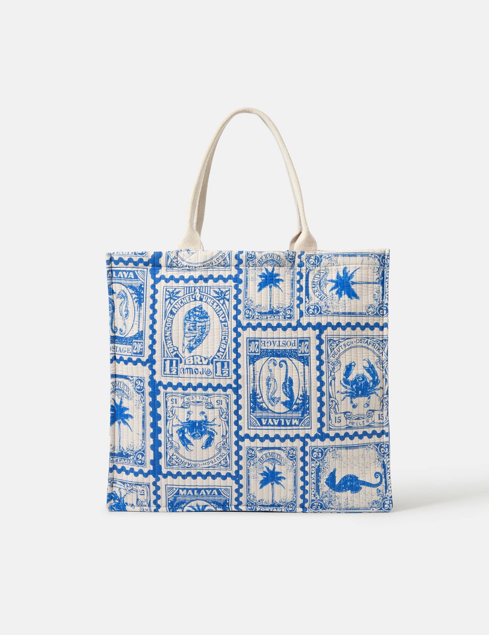 Pure Cotton Quilted Printed Tote Bag - image 2