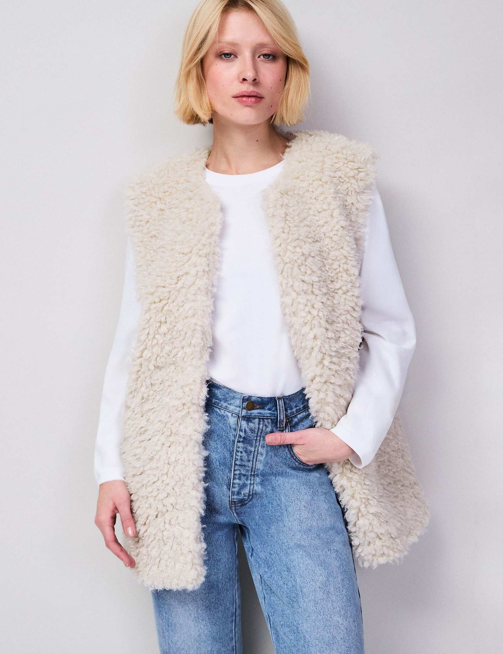 Textured Gilet - image 3