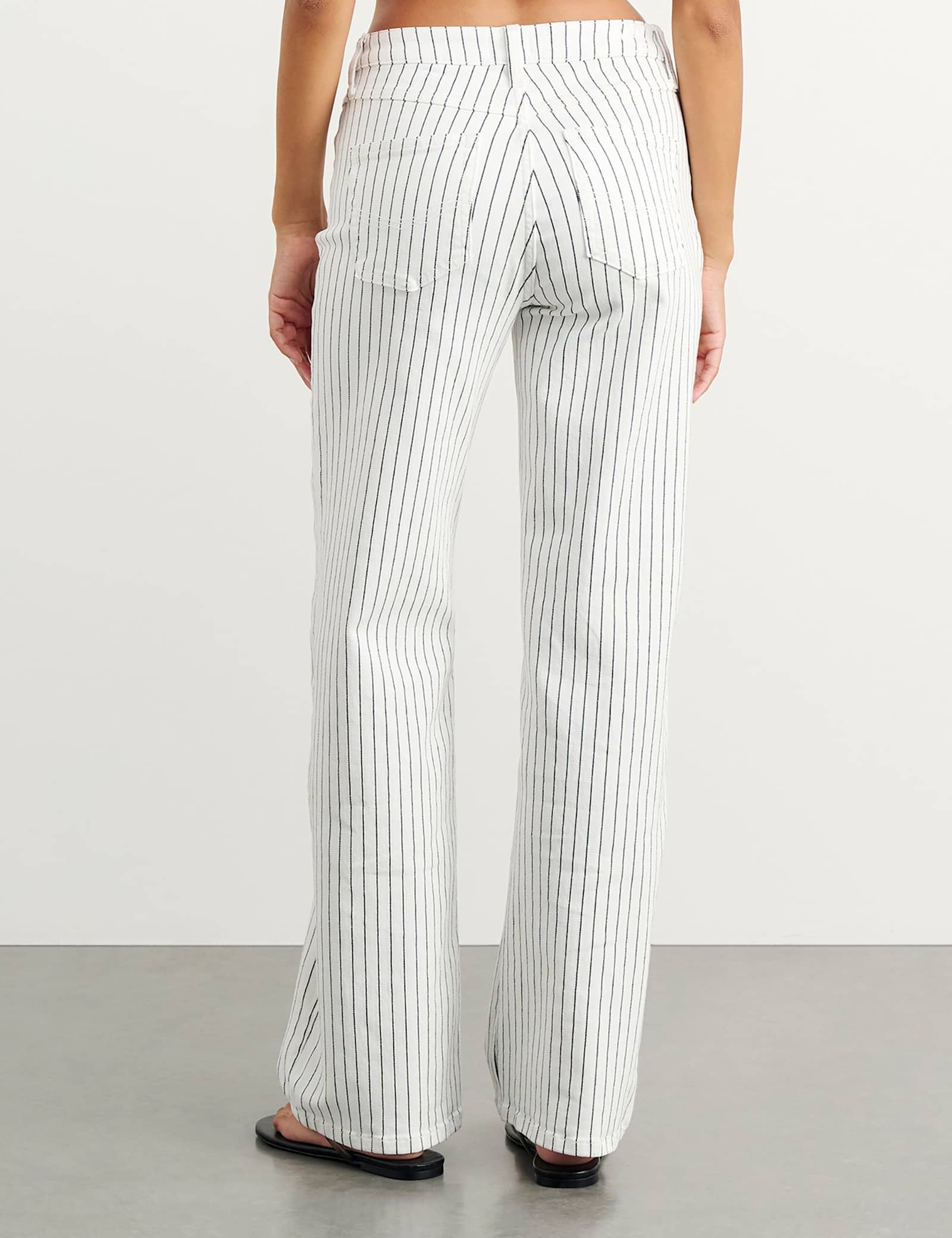 Striped Straight Leg Jeans - image 2