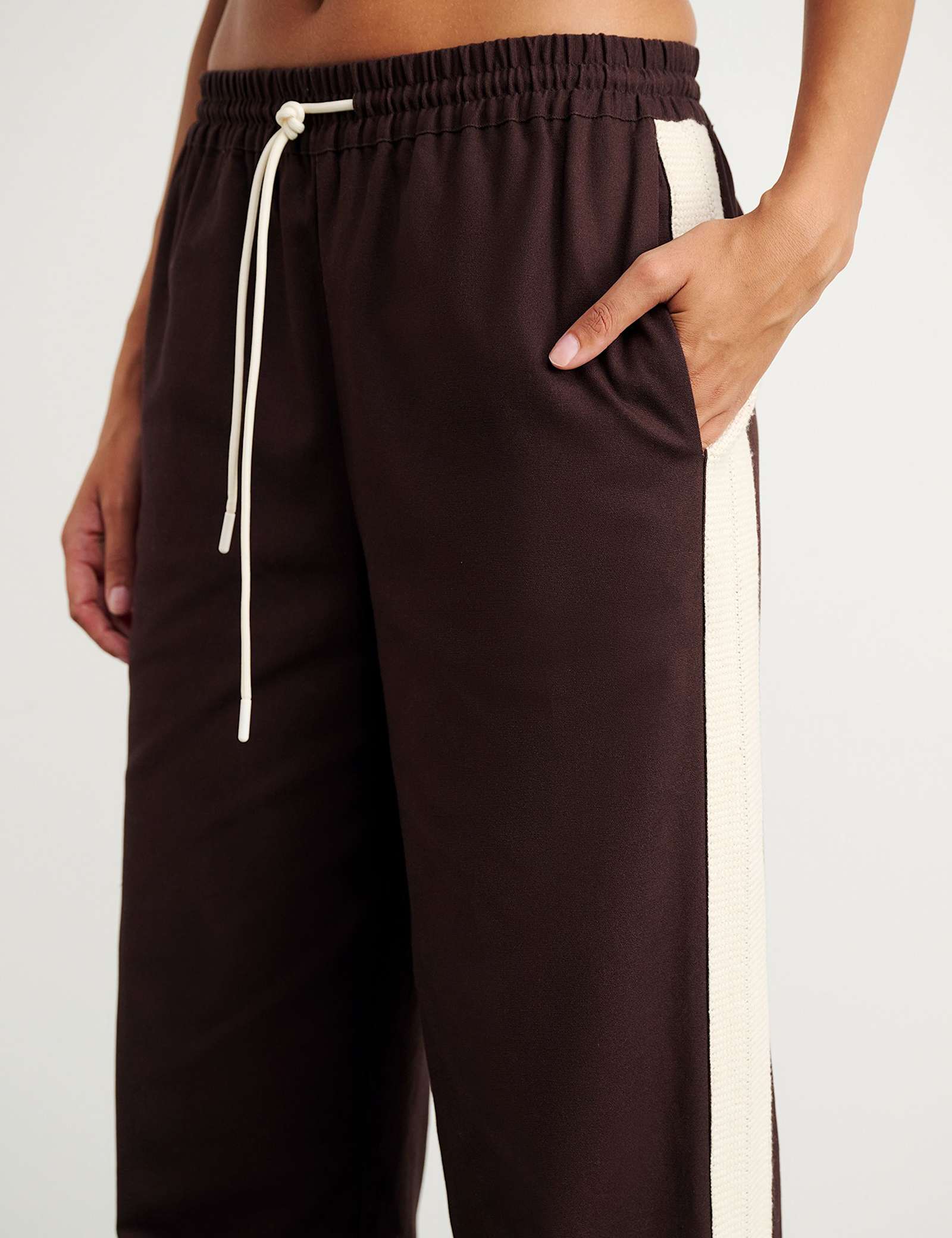 Canvas Side Stripe Wide Leg Trousers - image 2