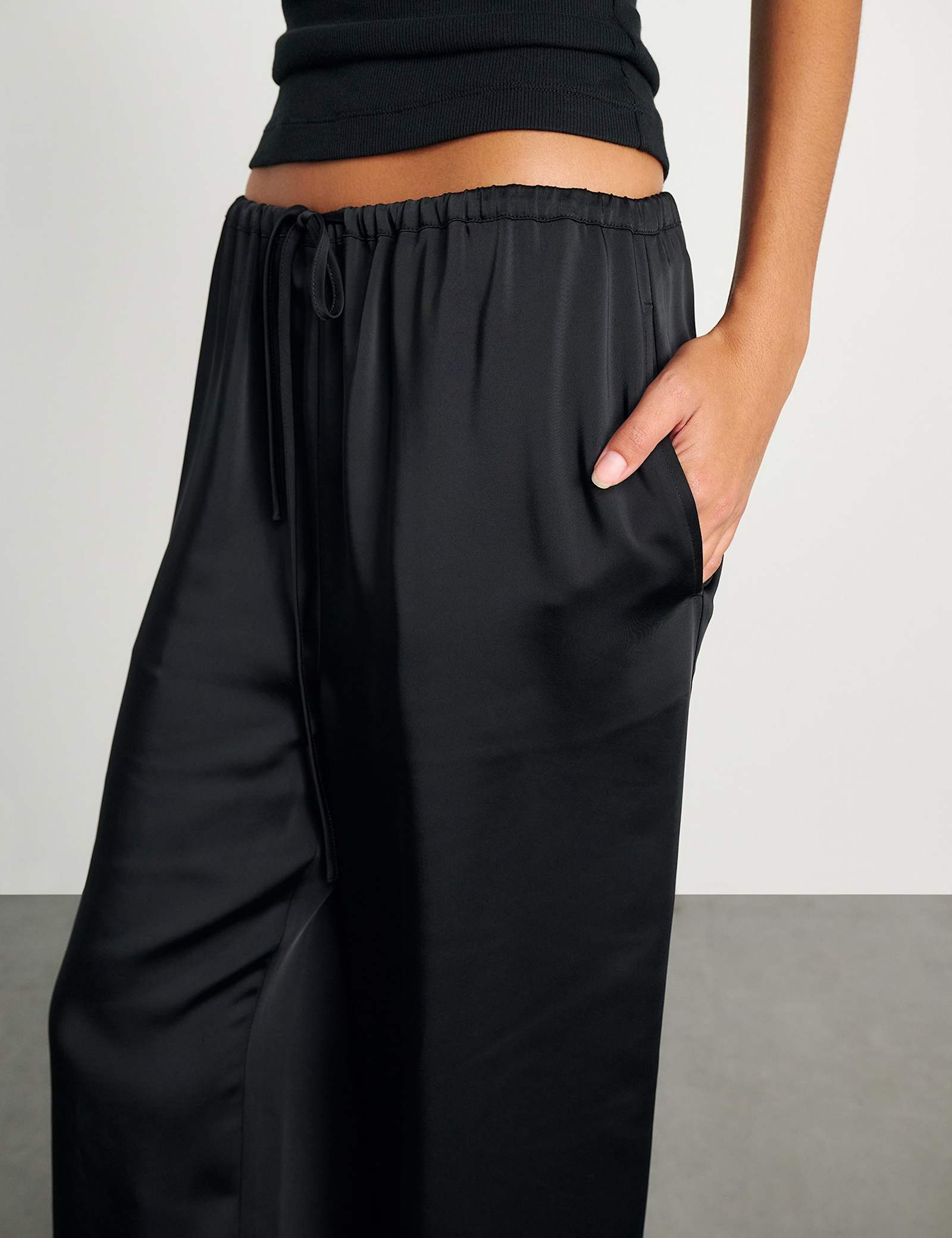 Drawstring Wide Leg Trousers - image 5
