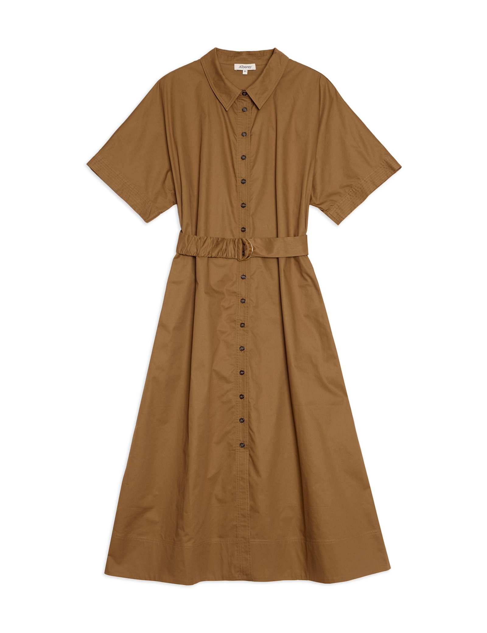 Pure Cotton Midi Shirt Dress - image 1