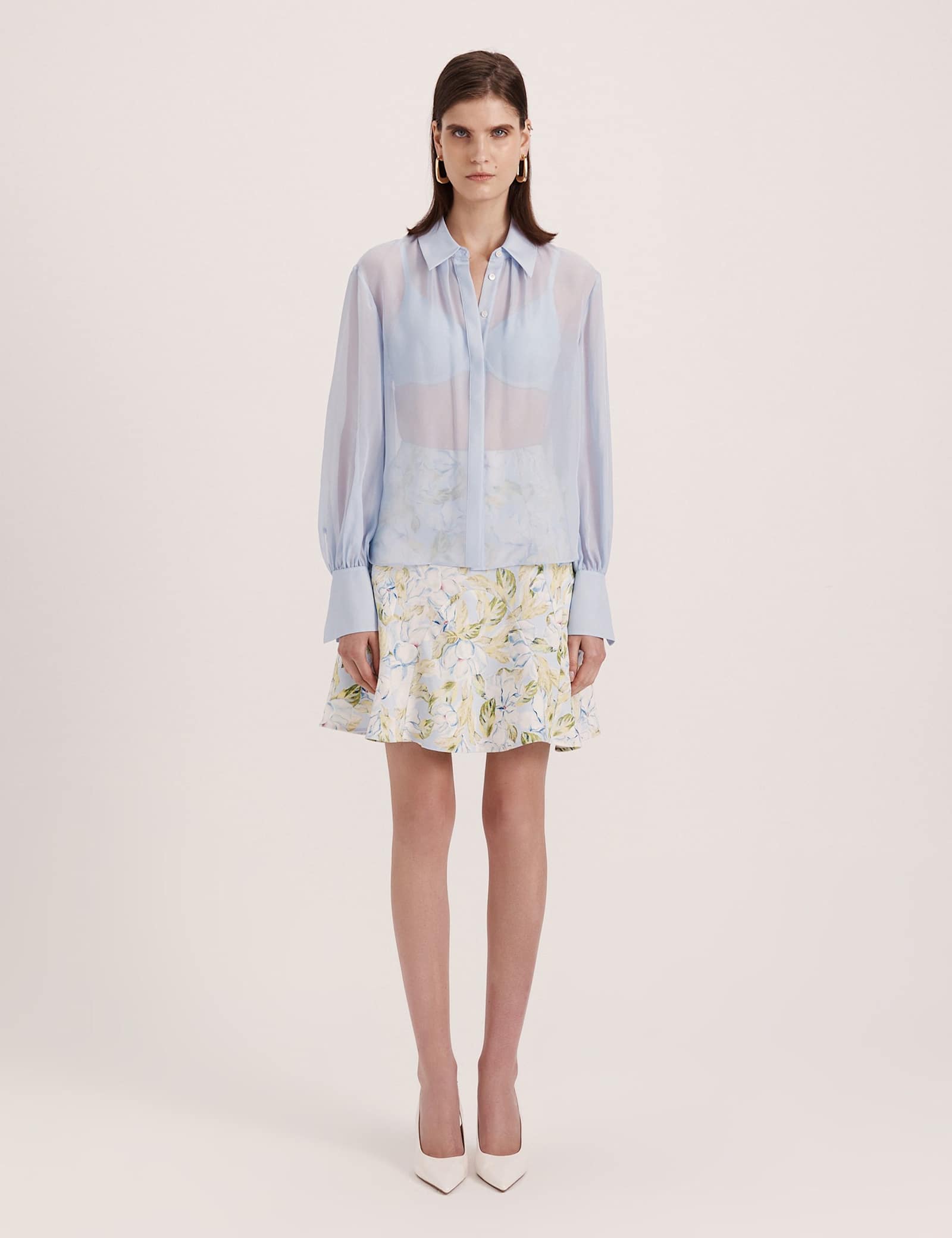 Pure Silk Collared Shirt - image 2