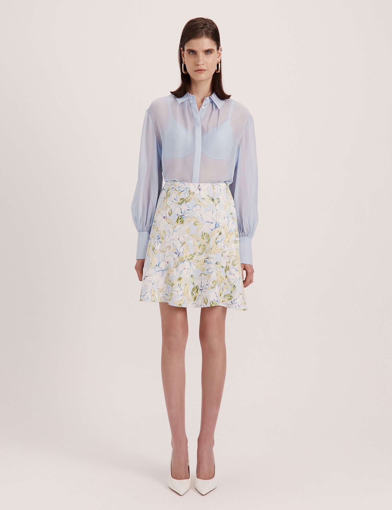 Pure Silk Collared Shirt - image 3