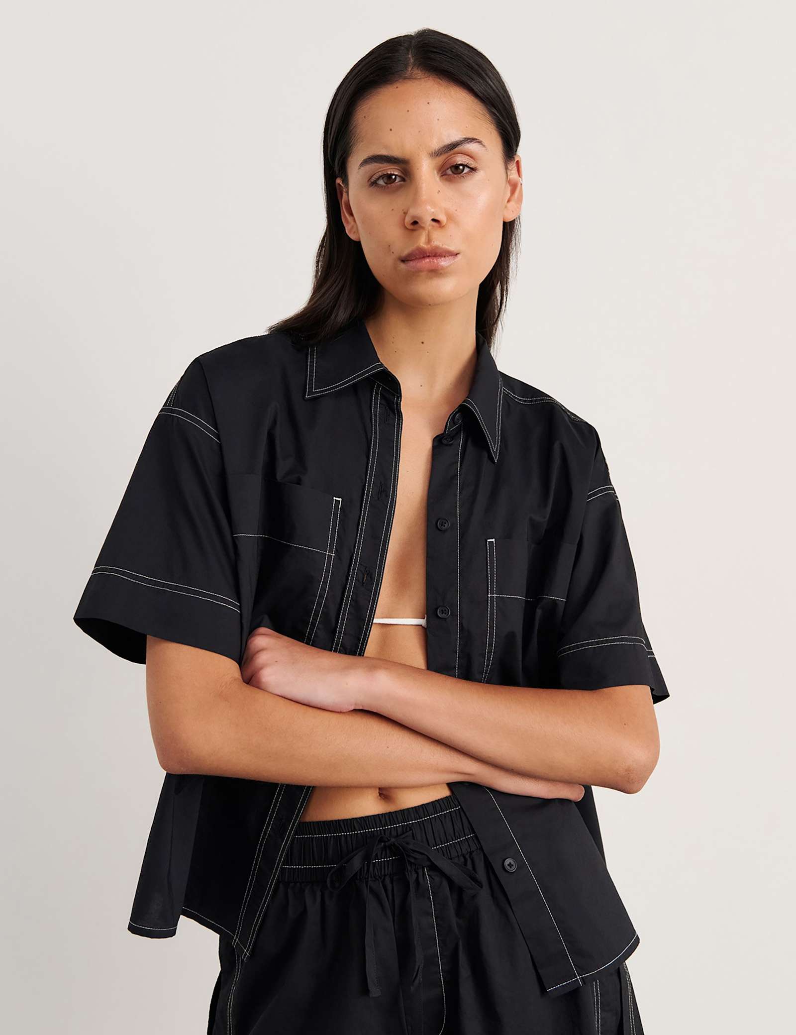 Pure Cotton Relaxed Shirt - image 5