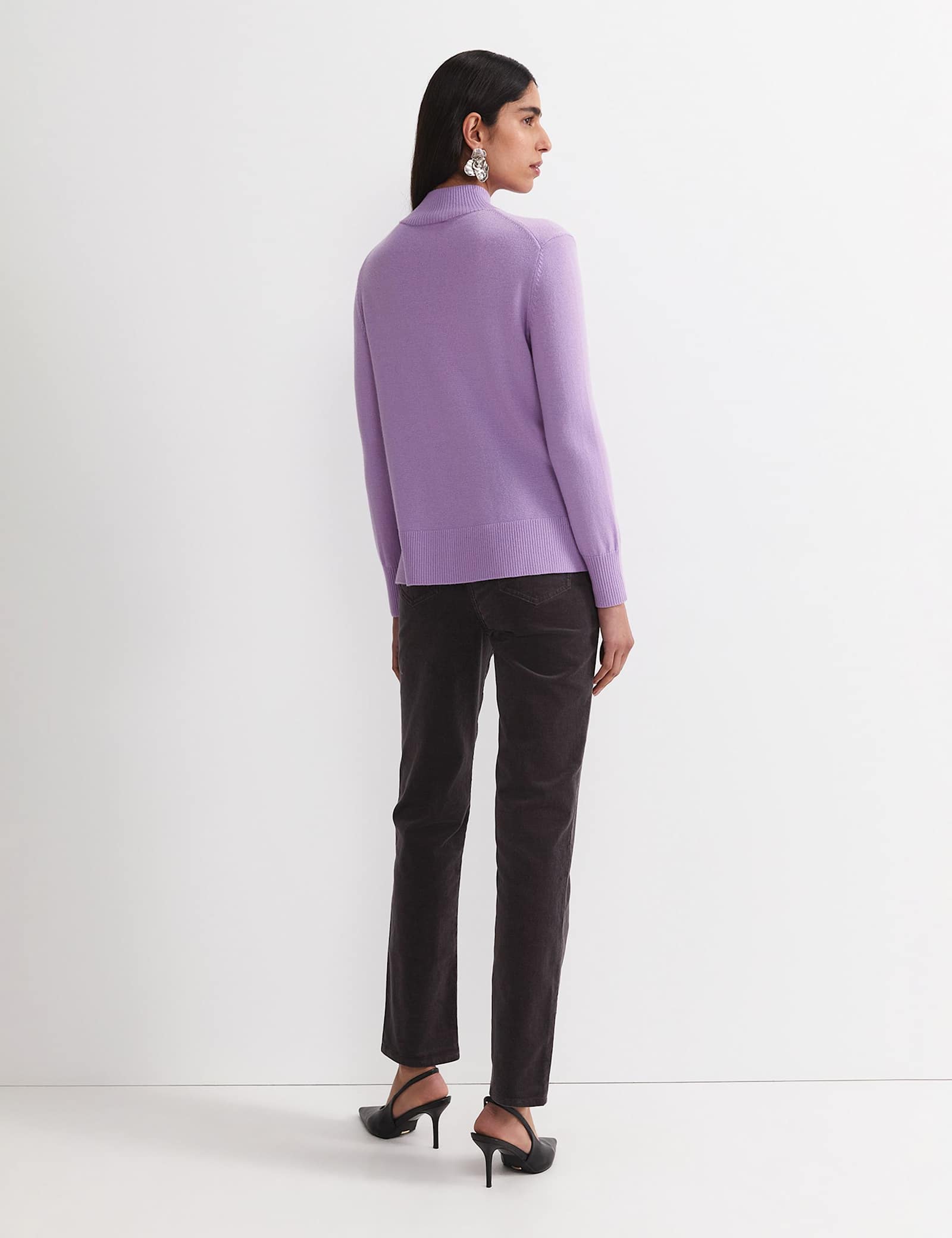 Pure Wool Funnel Neck Sweatshirt - image 2