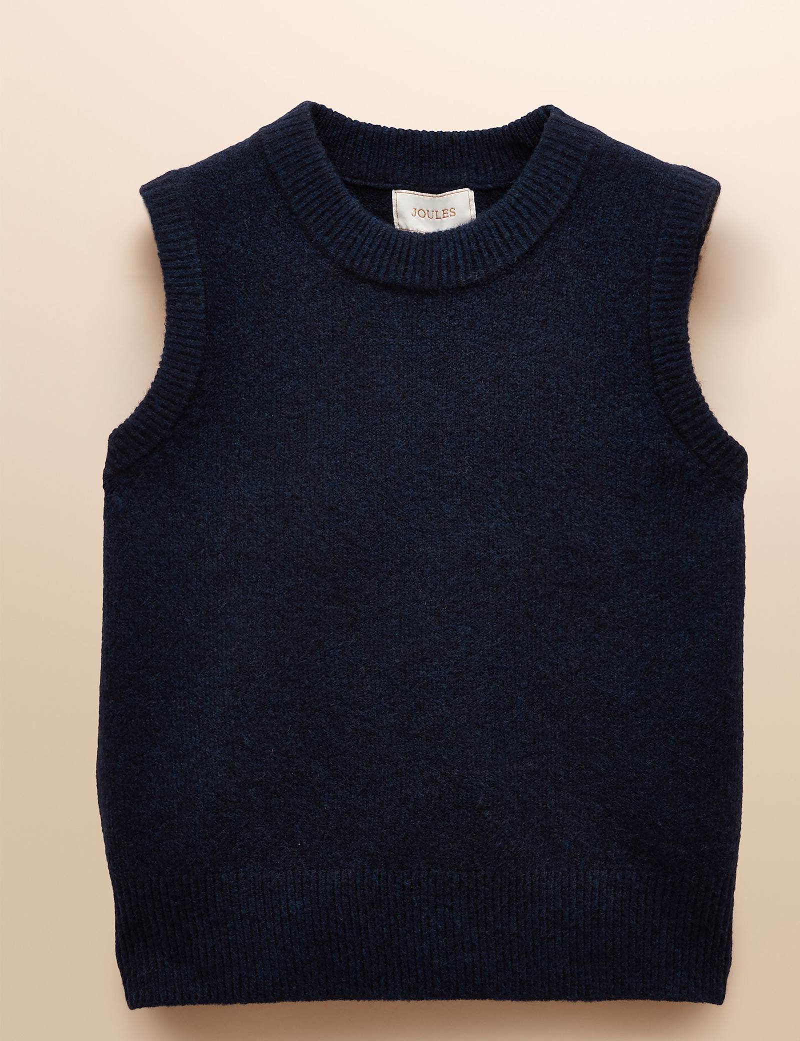 Crew Neck Knitted Vest - image 2