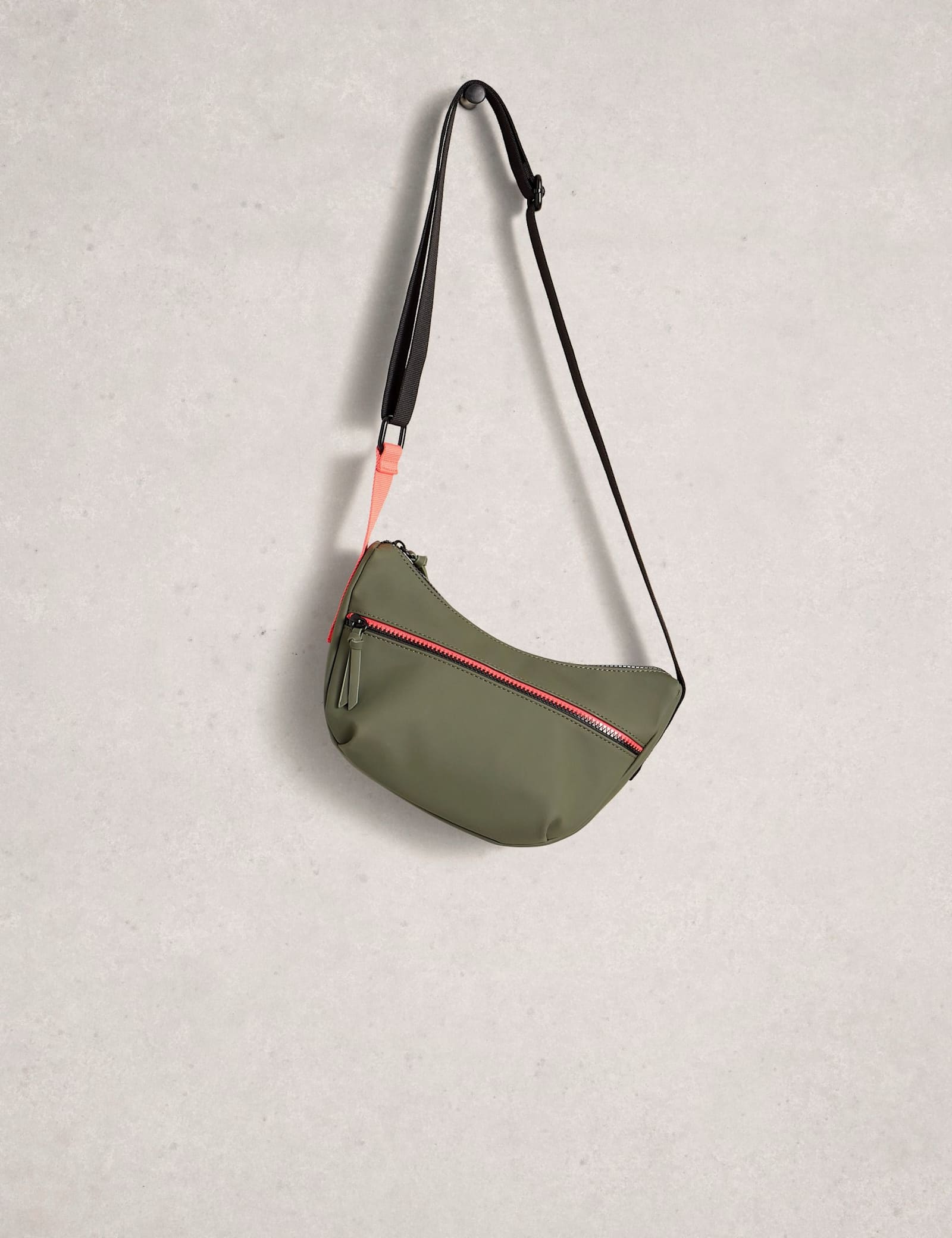 Rubberised Cross Body Bag - image 4