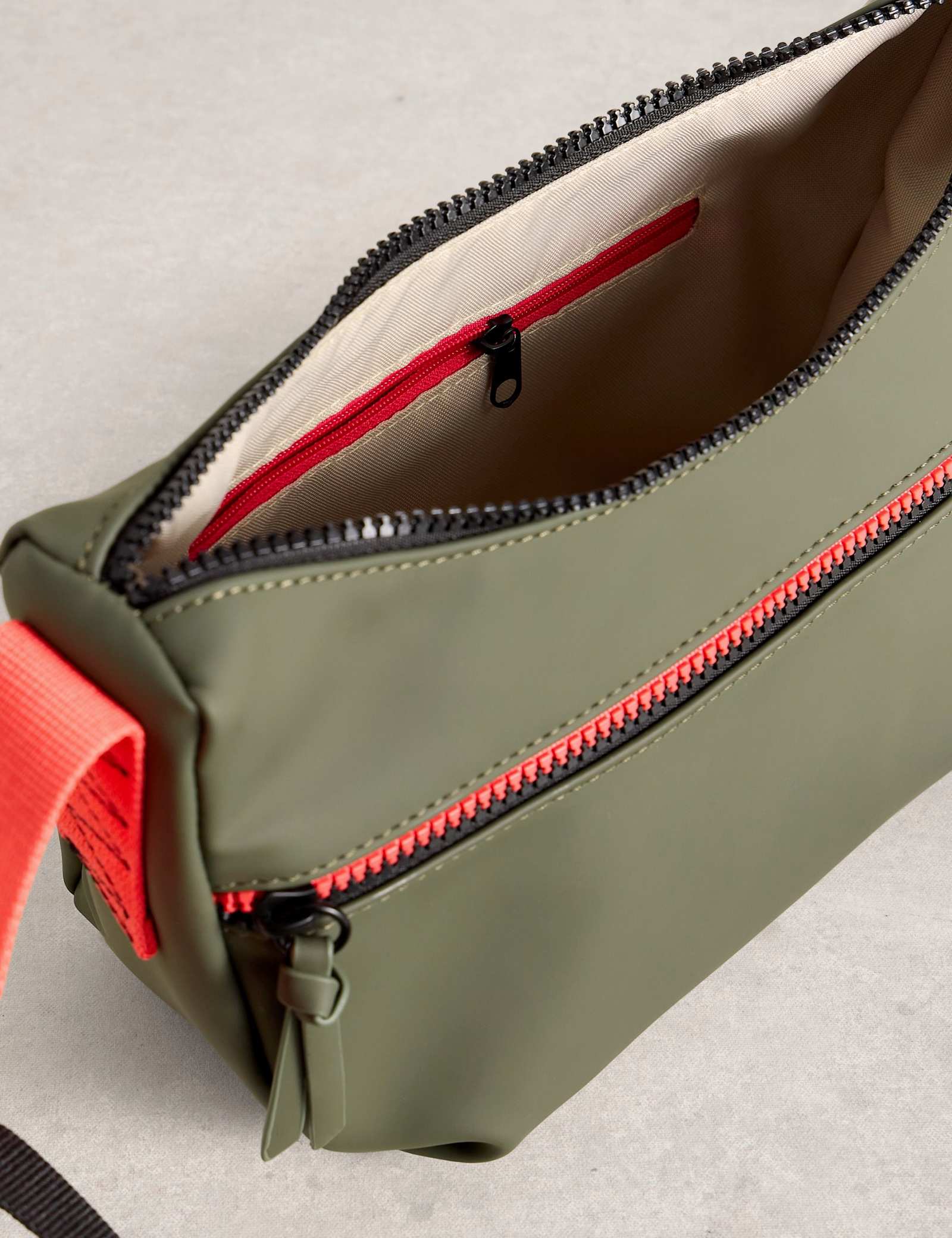 Rubberised Cross Body Bag - image 3