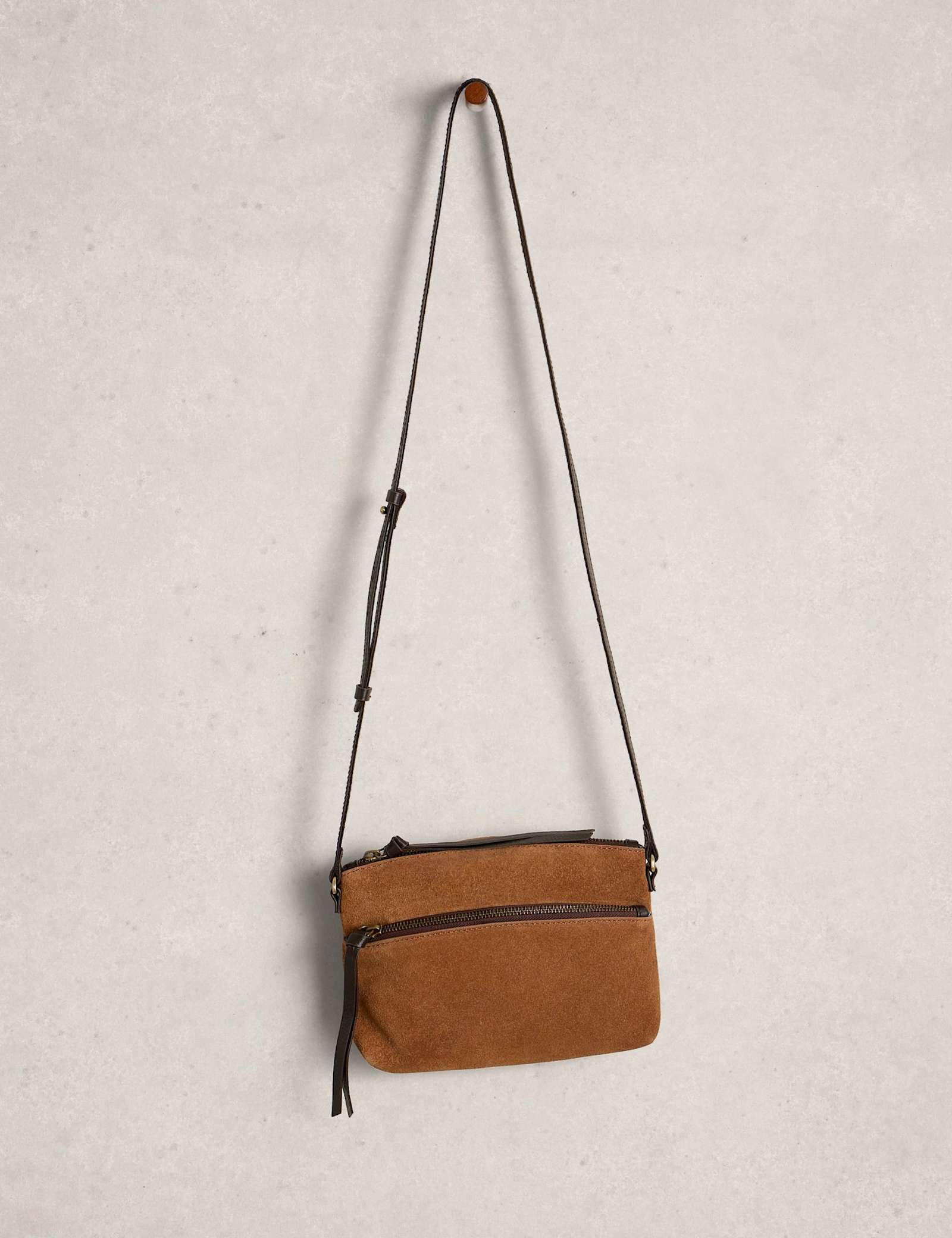 Suede Crossbody Bag - image 1