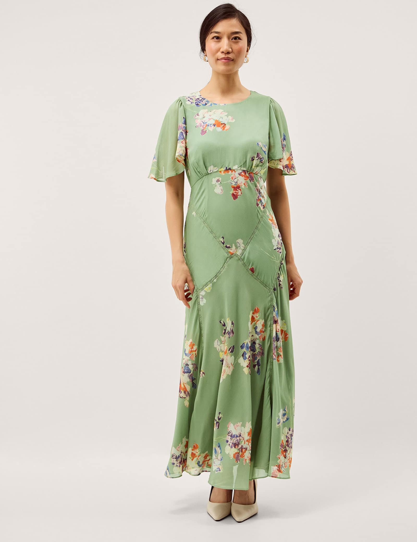 Floral Midaxi Tea Dress - image 2