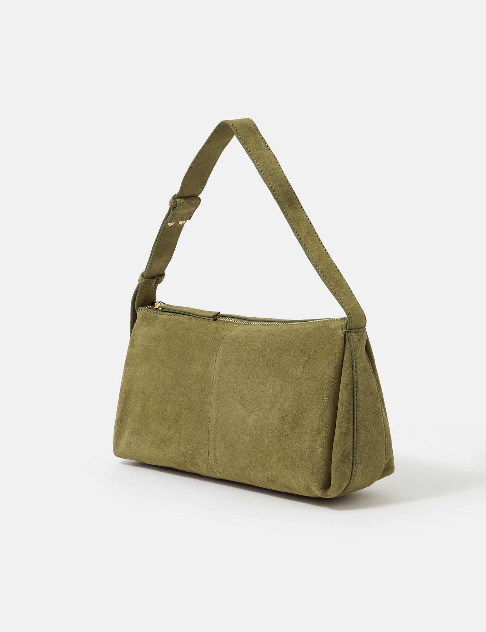 Suede Shoulder Bag - image 4
