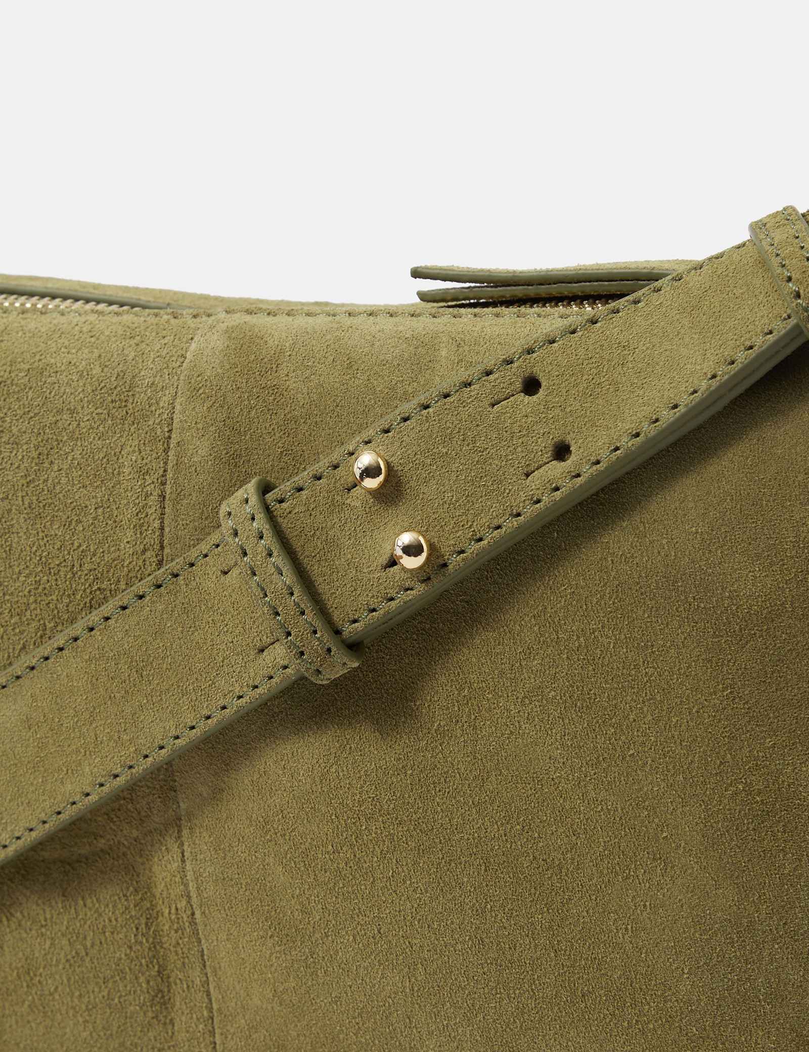 Suede Shoulder Bag - image 2
