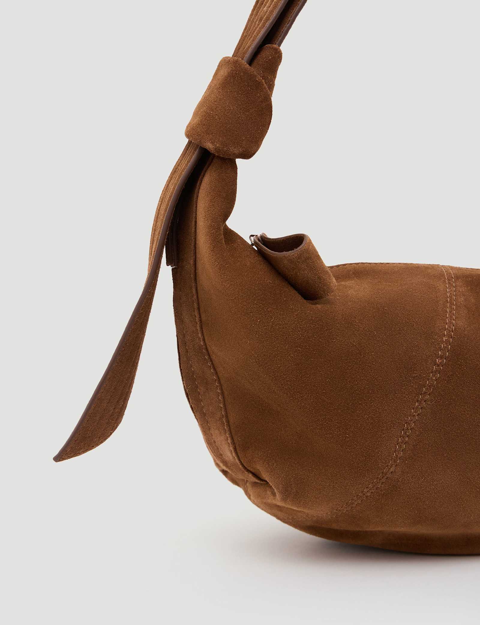 Suede Oversized Shoulder Bag - image 3