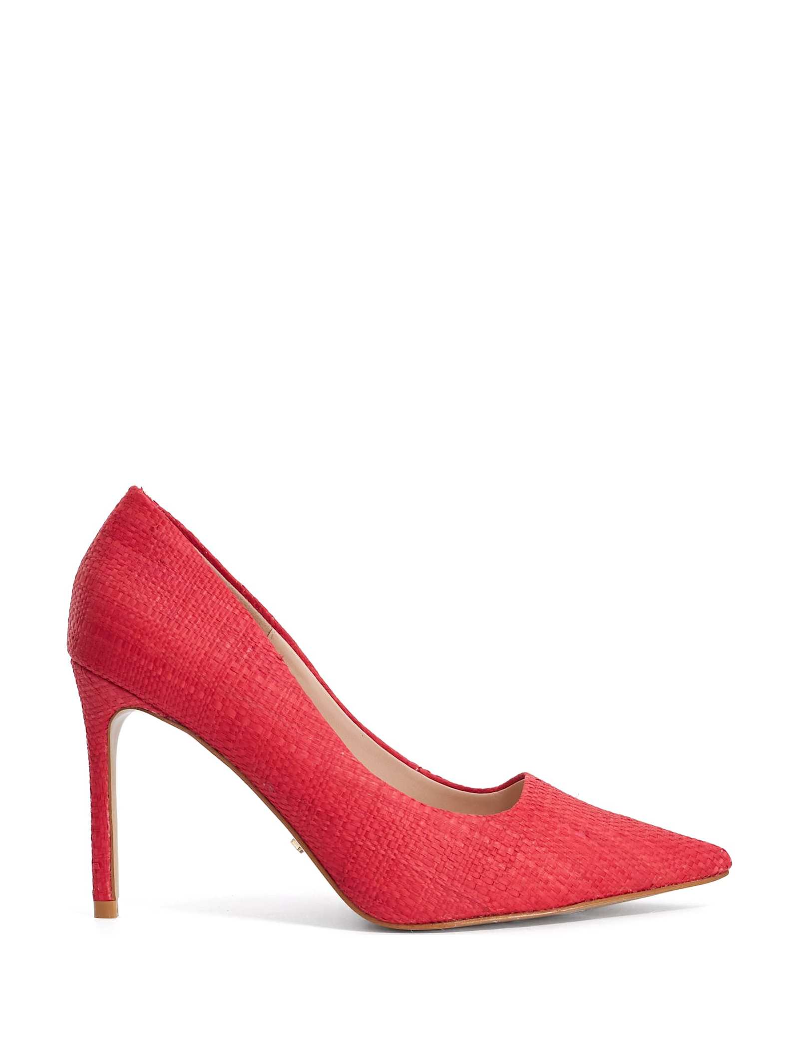 Woven Stiletto Heel Court Shoes - image 1