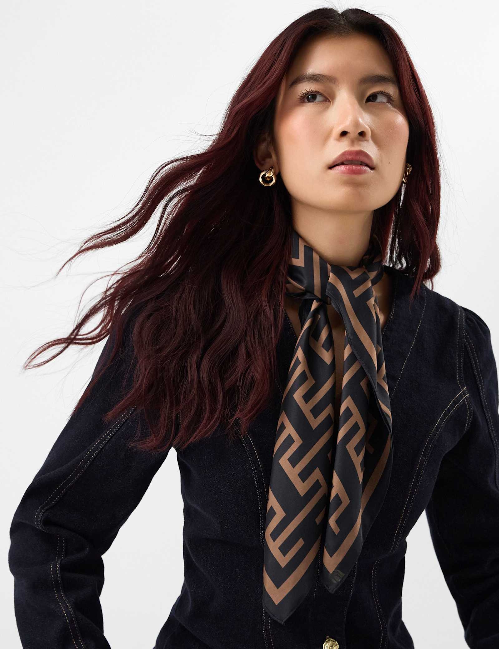 Printed Square Scarf - image 3
