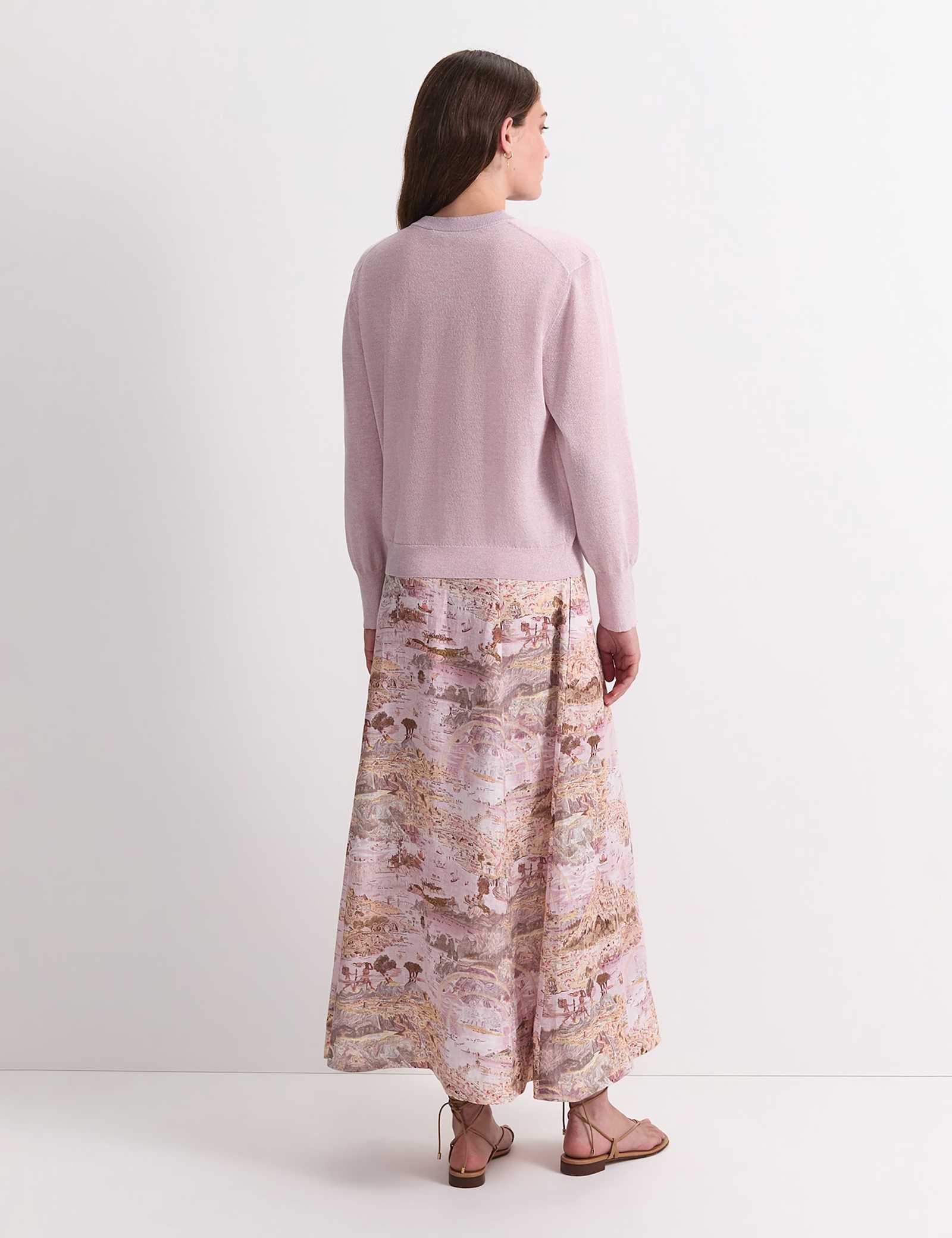 Sparkly Crew Neck Relaxed Jumper - image 3