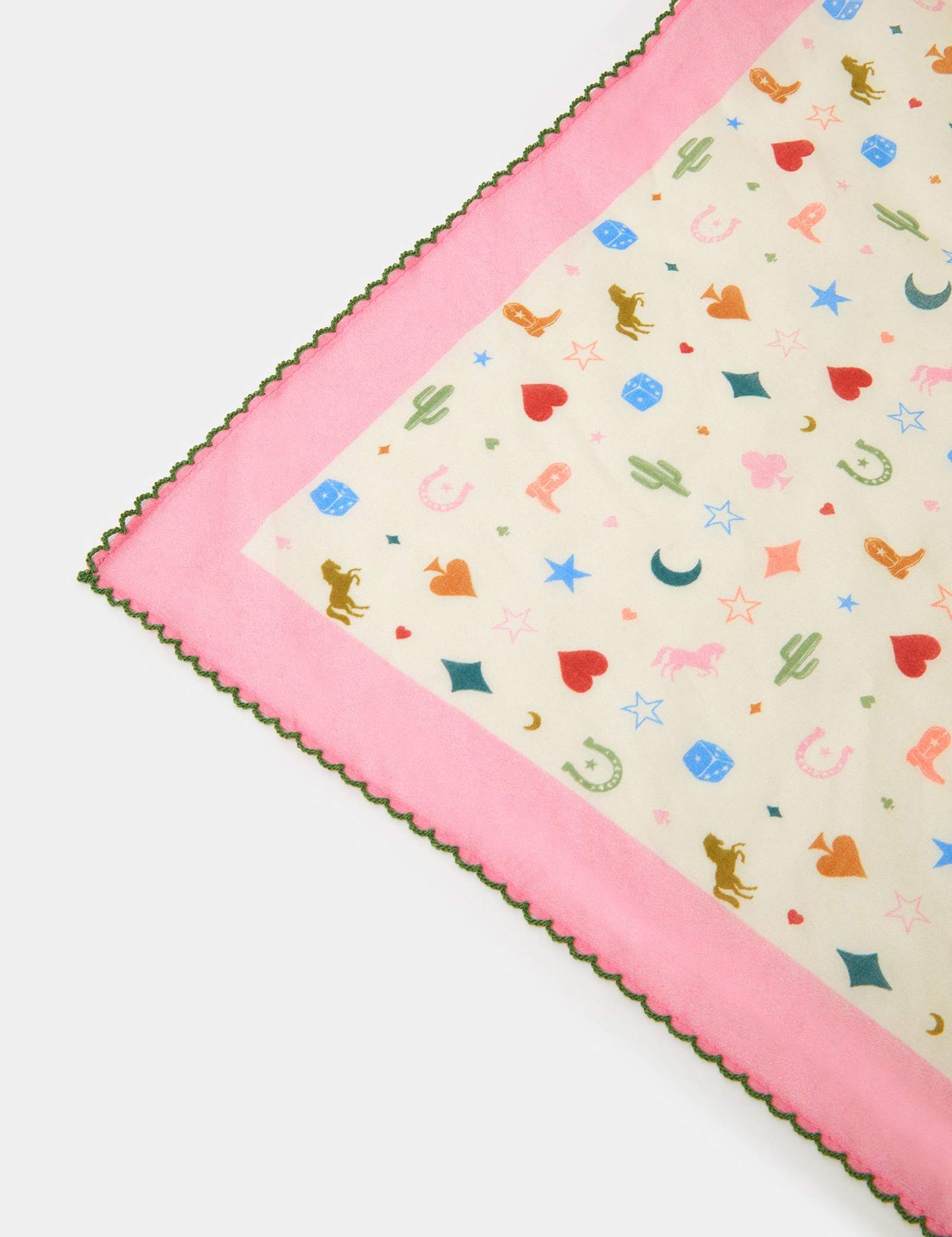 Printed Square Scarf - image 2