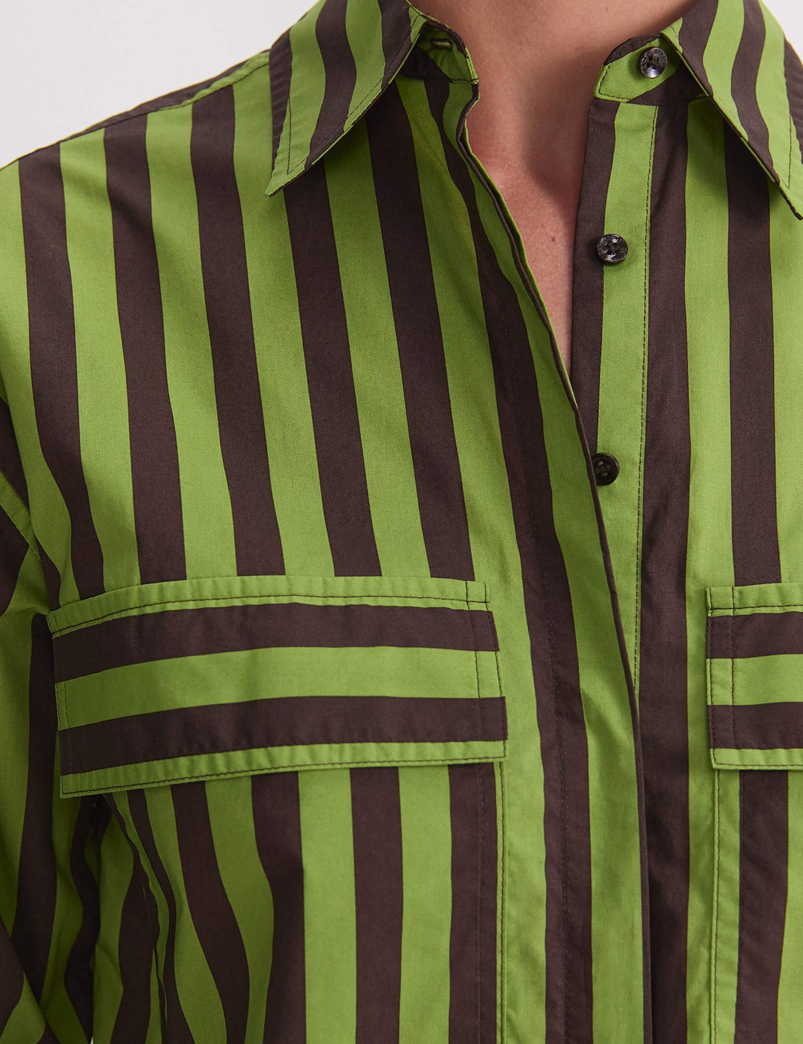 Pure Cotton Striped Shirt - image 4