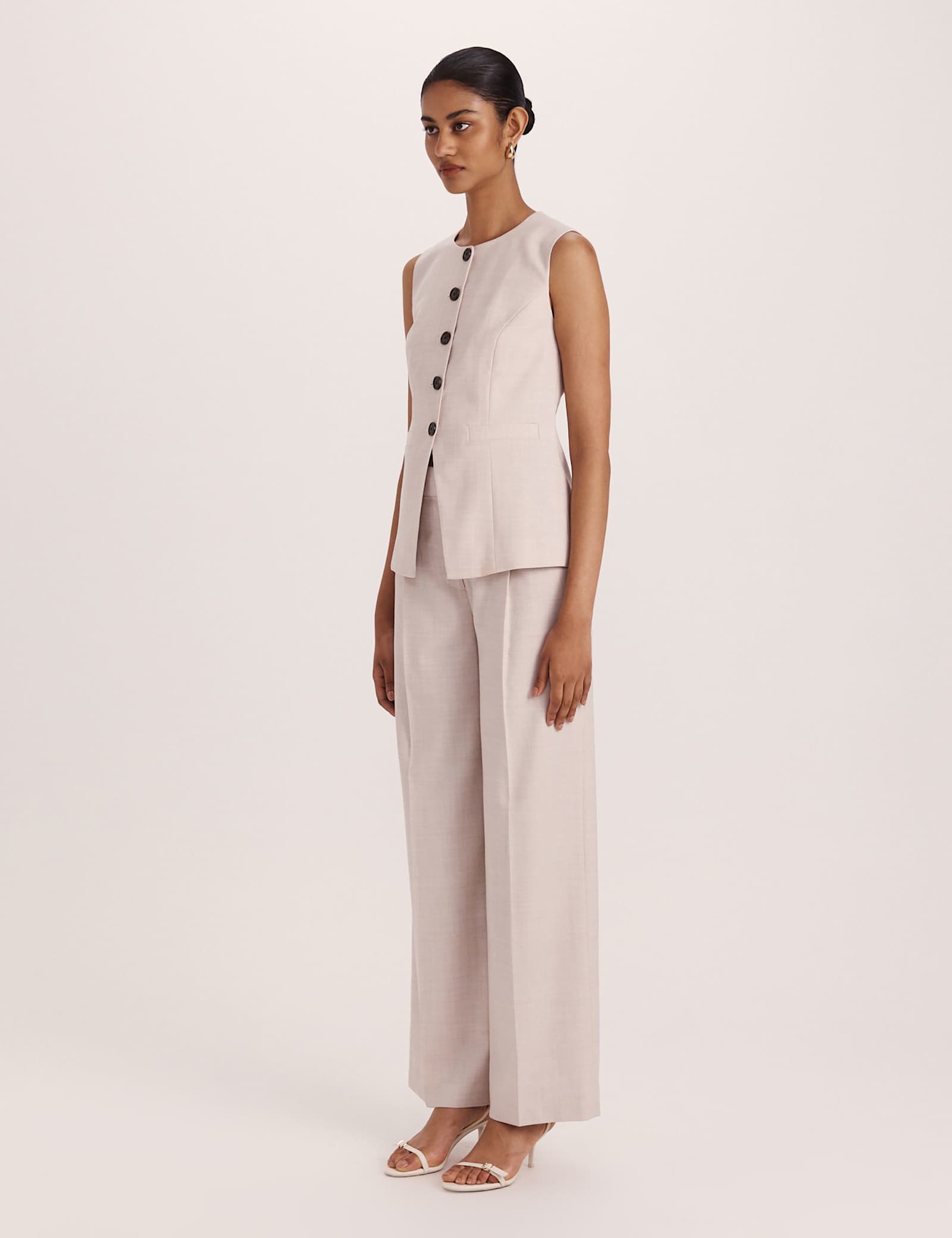 Wool Rich Button Through Waistcoat - image 3