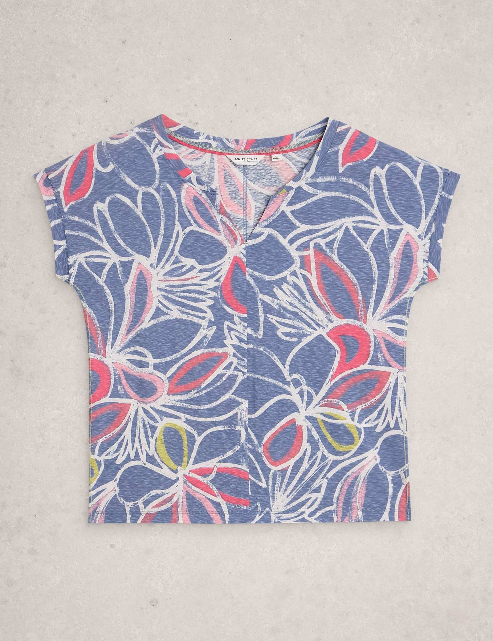 Pure Cotton Floral Print T-Shirt - image 2