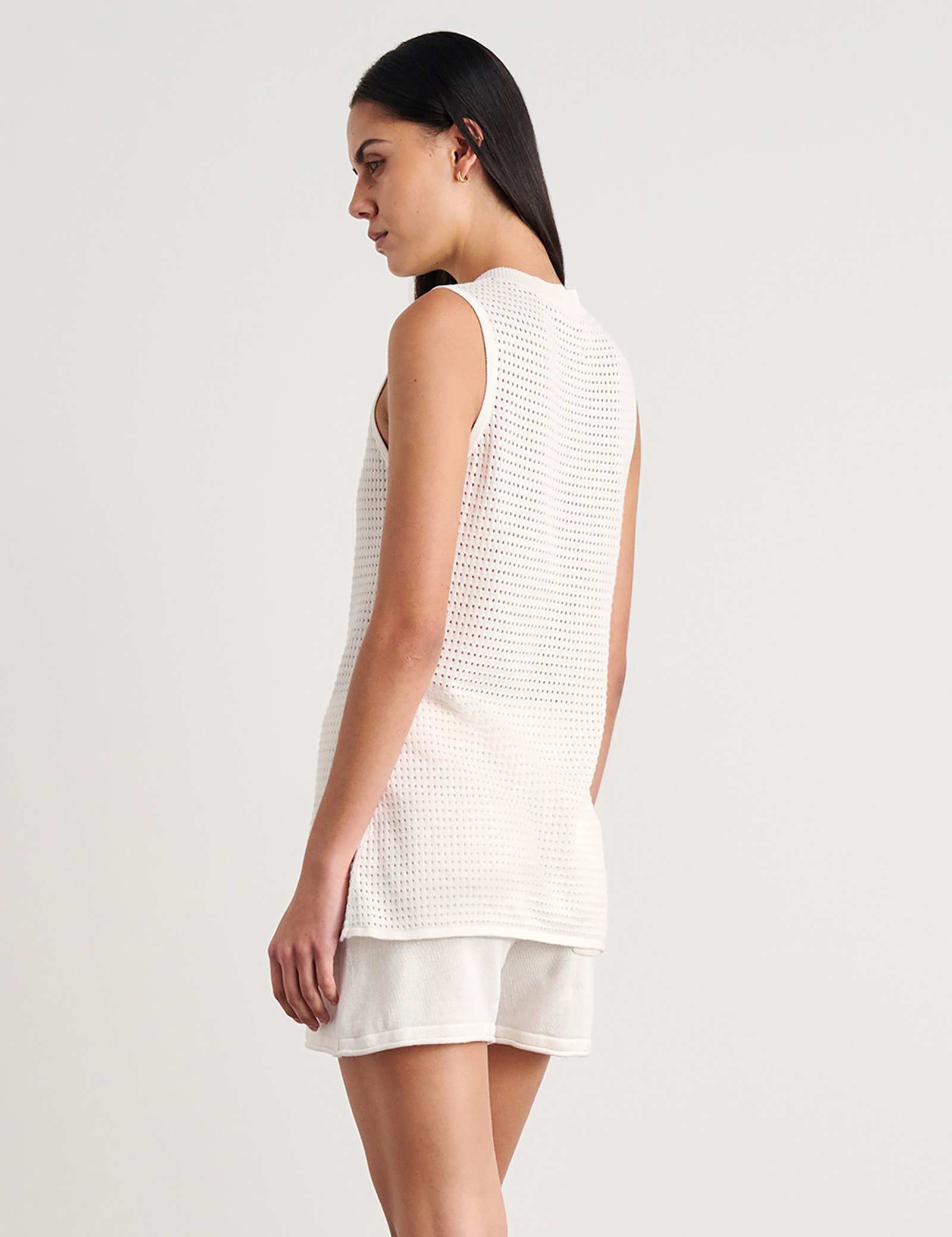 Linen Rich Longline Vest - image 2