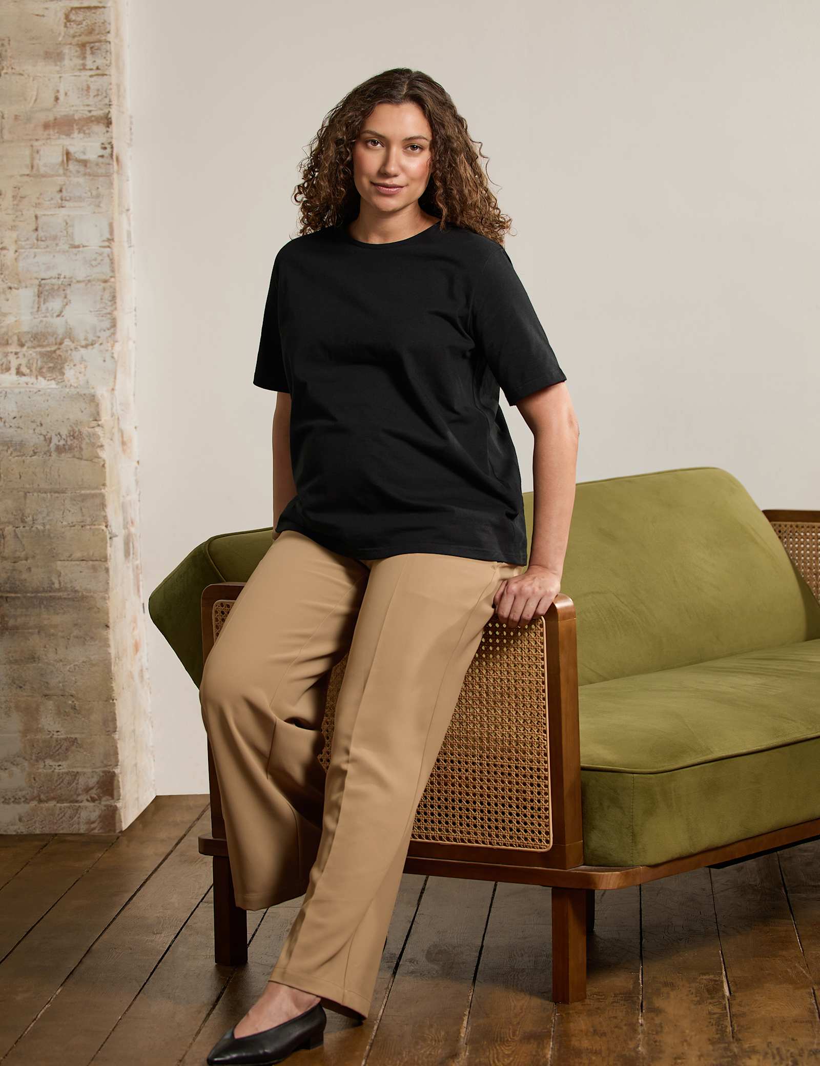 Maternity Wide Leg Trousers - image 4
