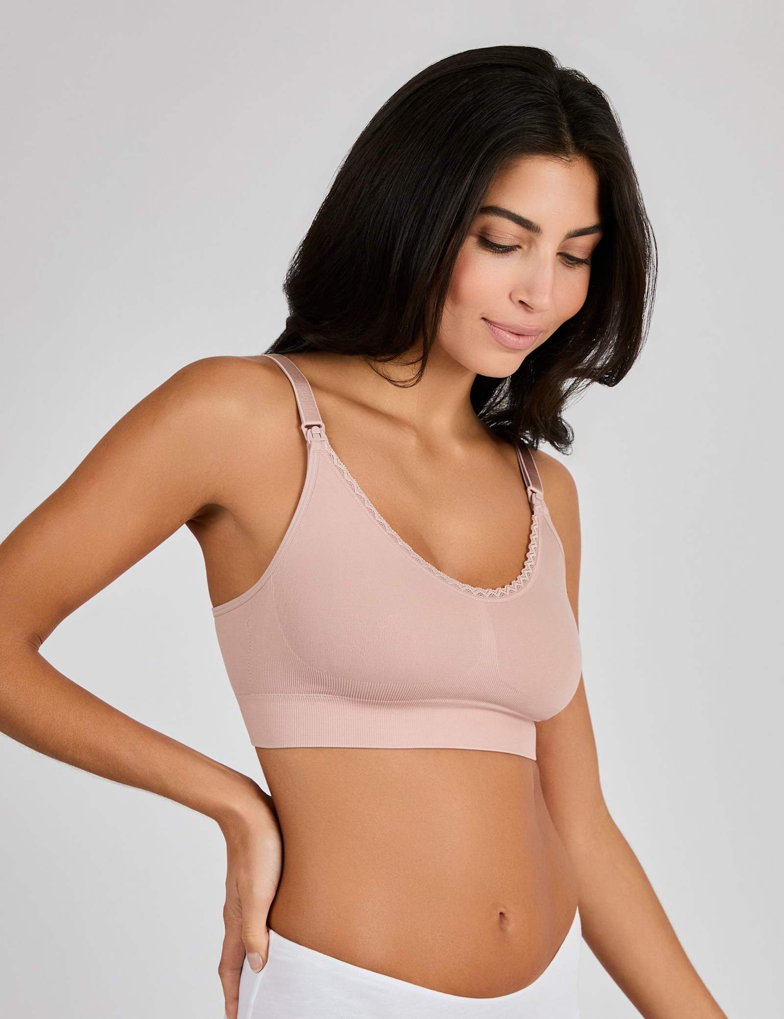 Seamless Maternity Nursing Bra - image 1