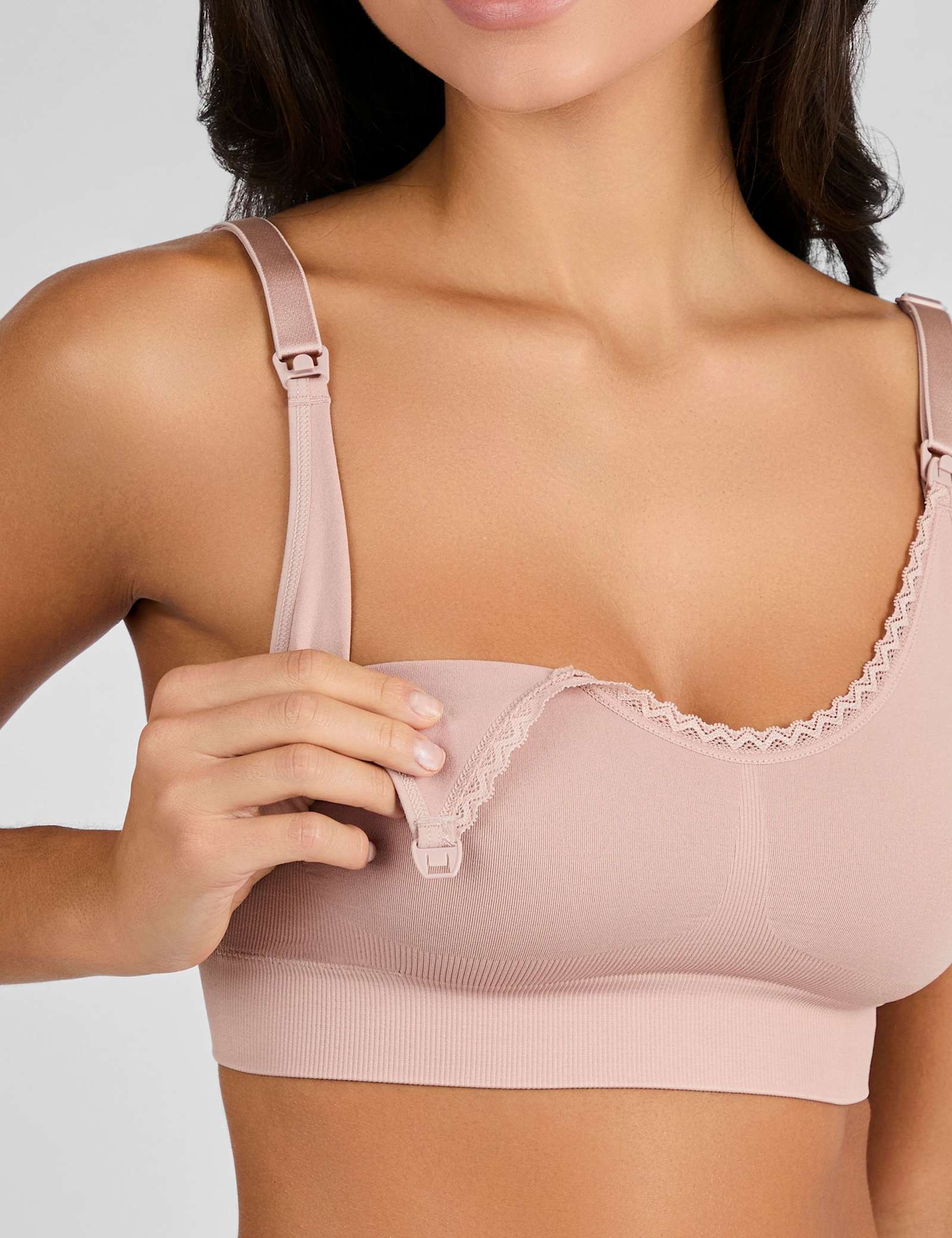 Seamless Maternity Nursing Bra - image 2