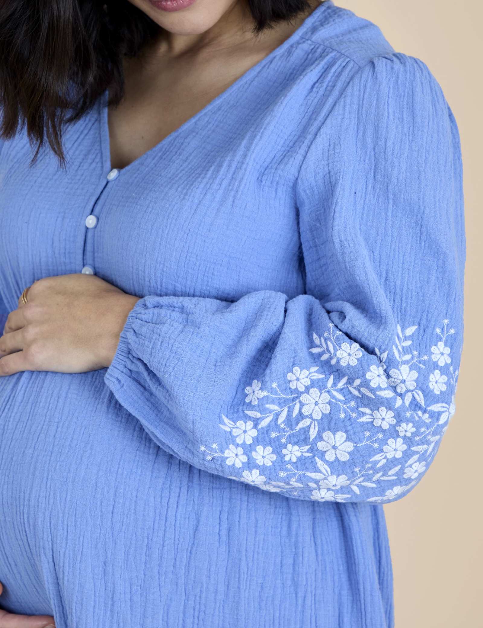 Maternity Pure Cotton Mini Smock Dress - image 3