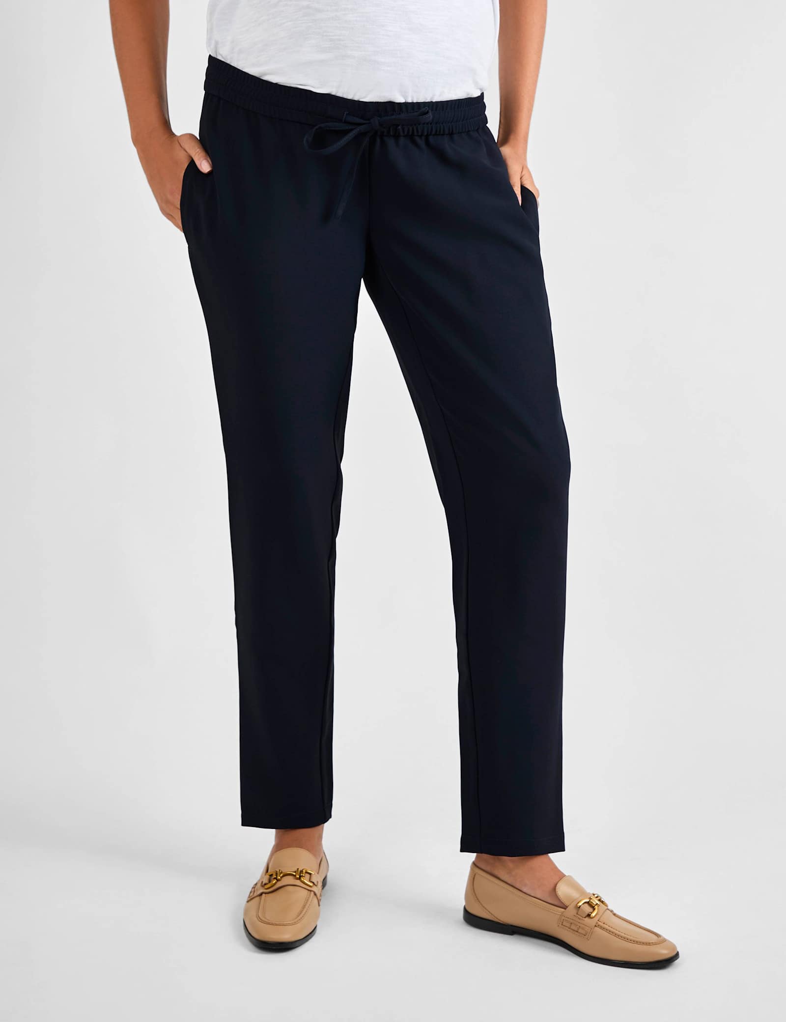 Maternity Drawstring Tapered Trousers - image 4