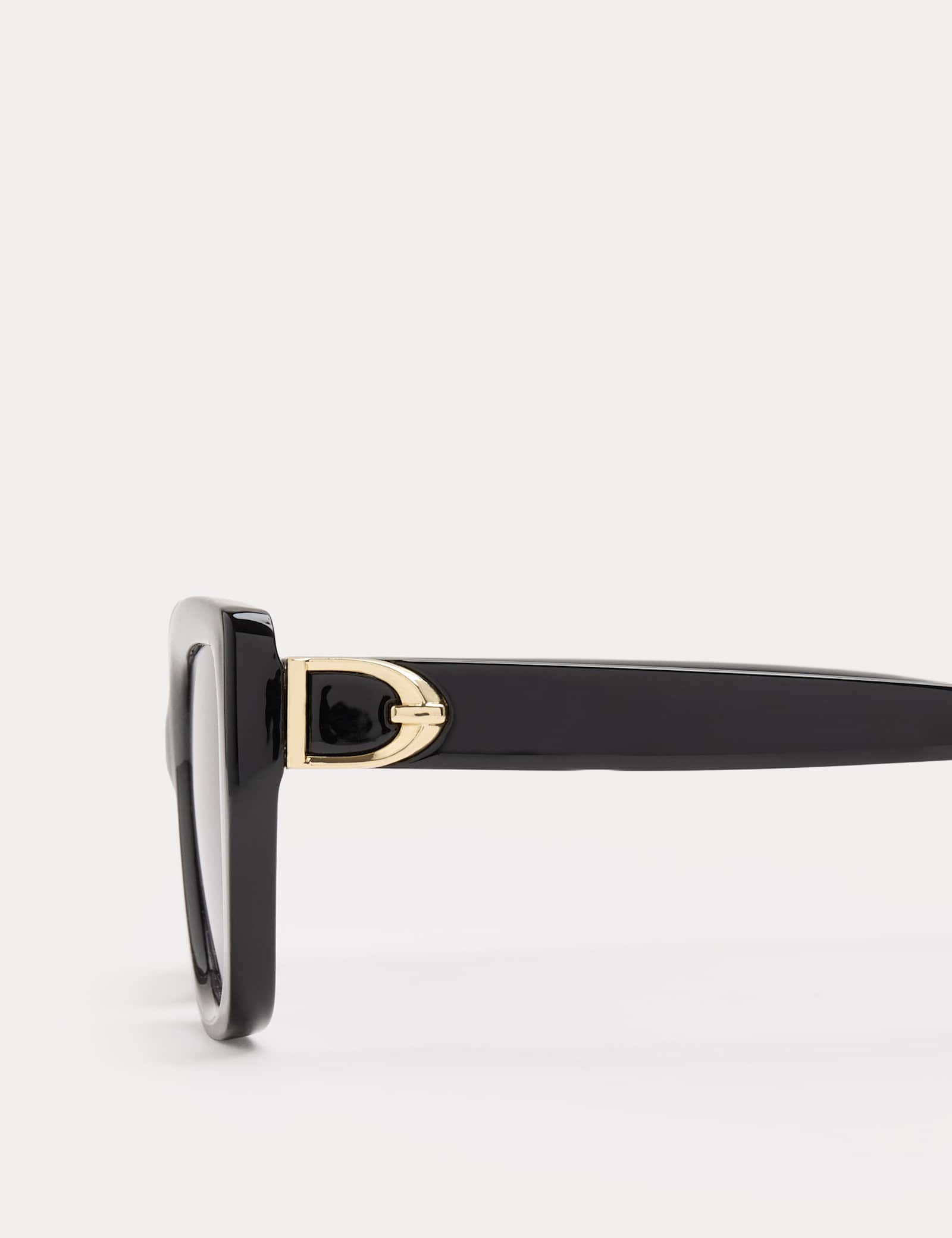 Square Buckle Aviator Sunglasses - image 4