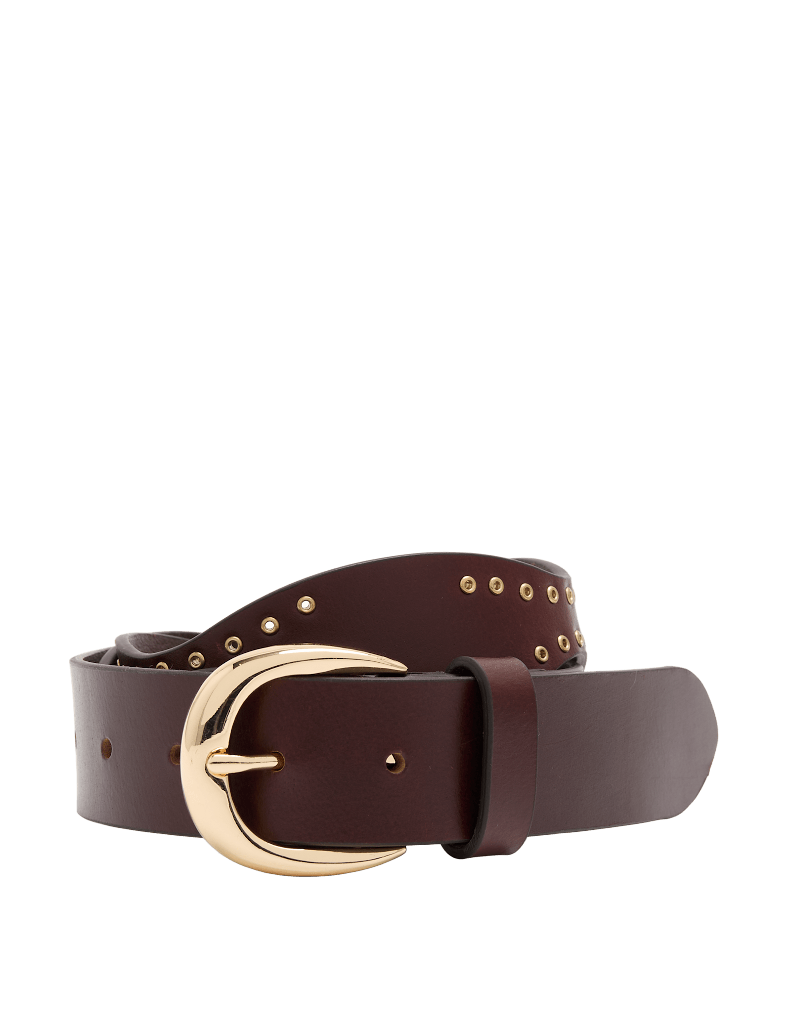 Leather Feature Buckle Waist Belt - image 2