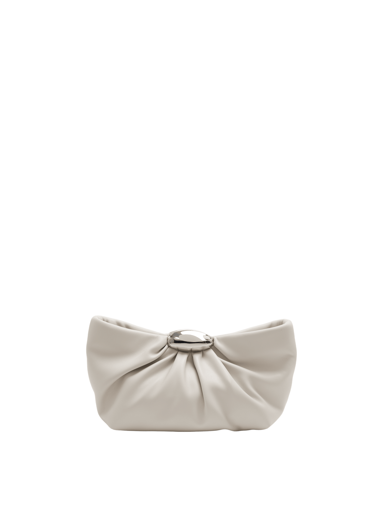 Ruched Hardware Detail Clutch Bag - image 3