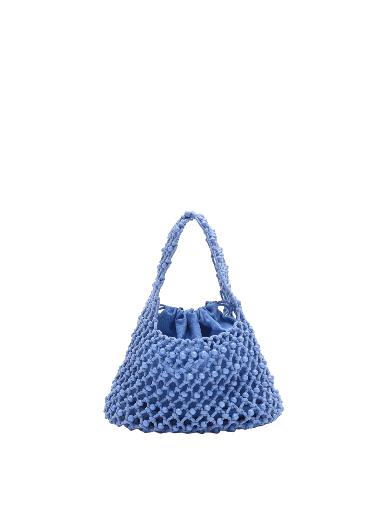 Macrame Beaded Grab Bag - image 2