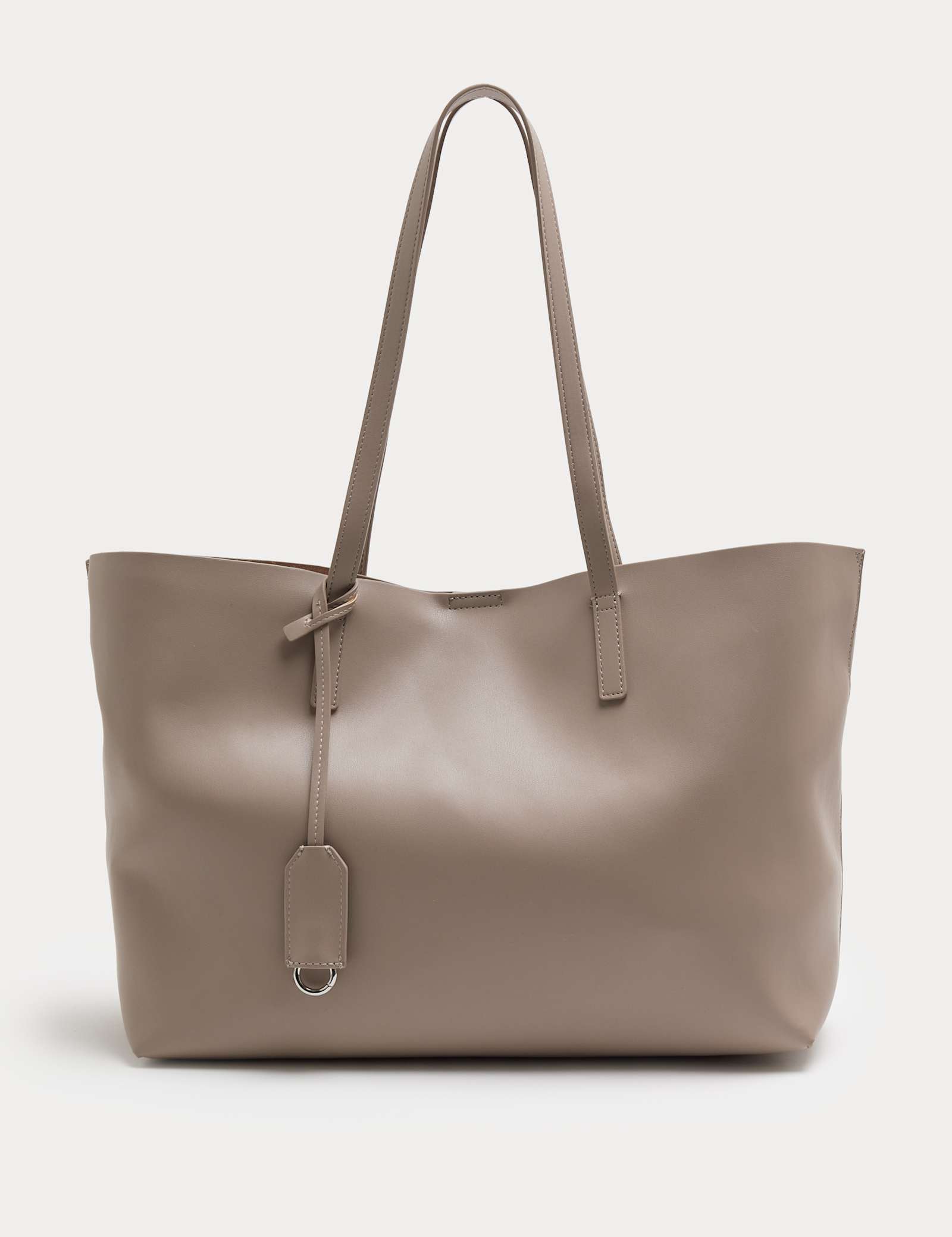 Faux Leather Shopper - image 3