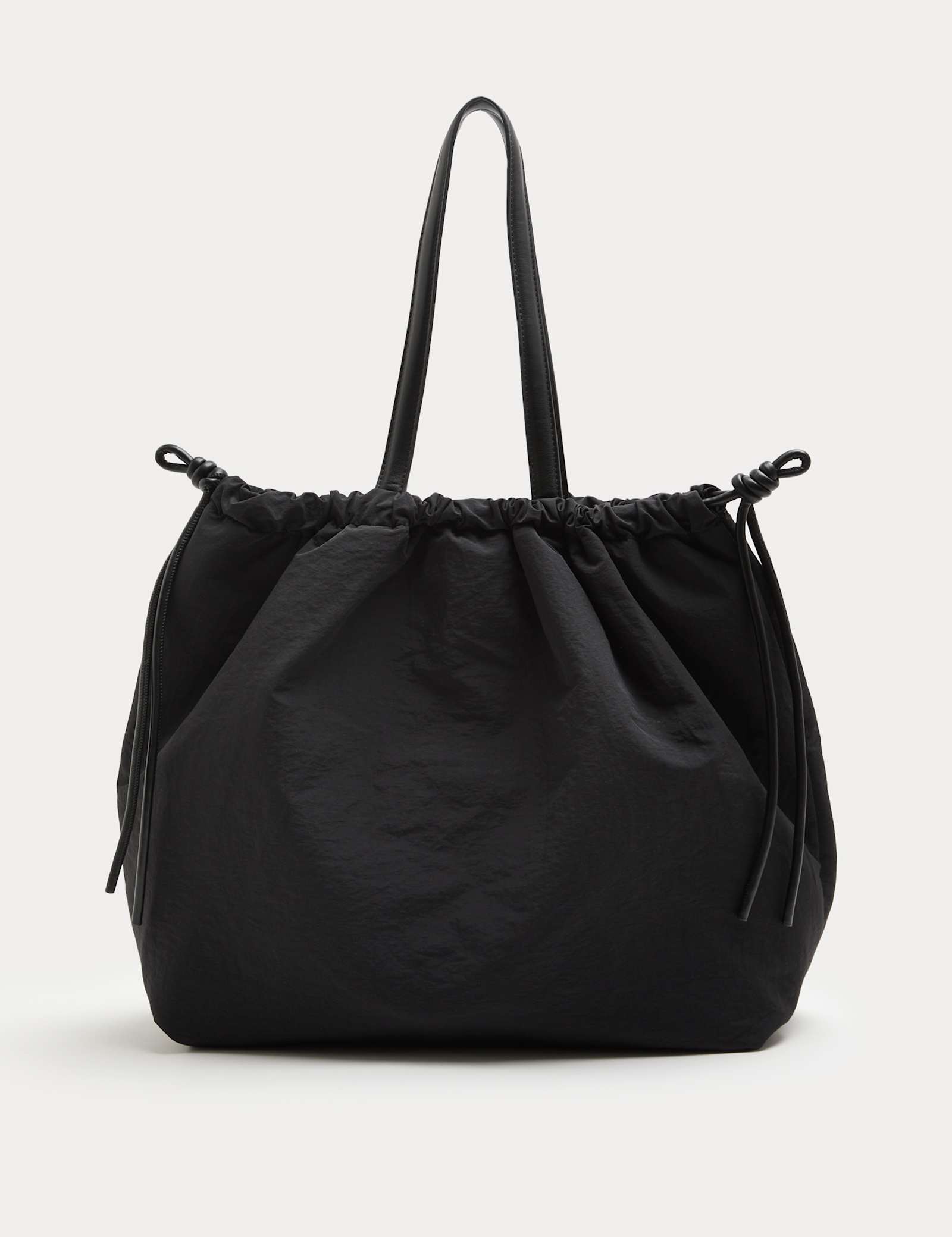 Large Ruched Drawstring Shoulder Bag - image 2