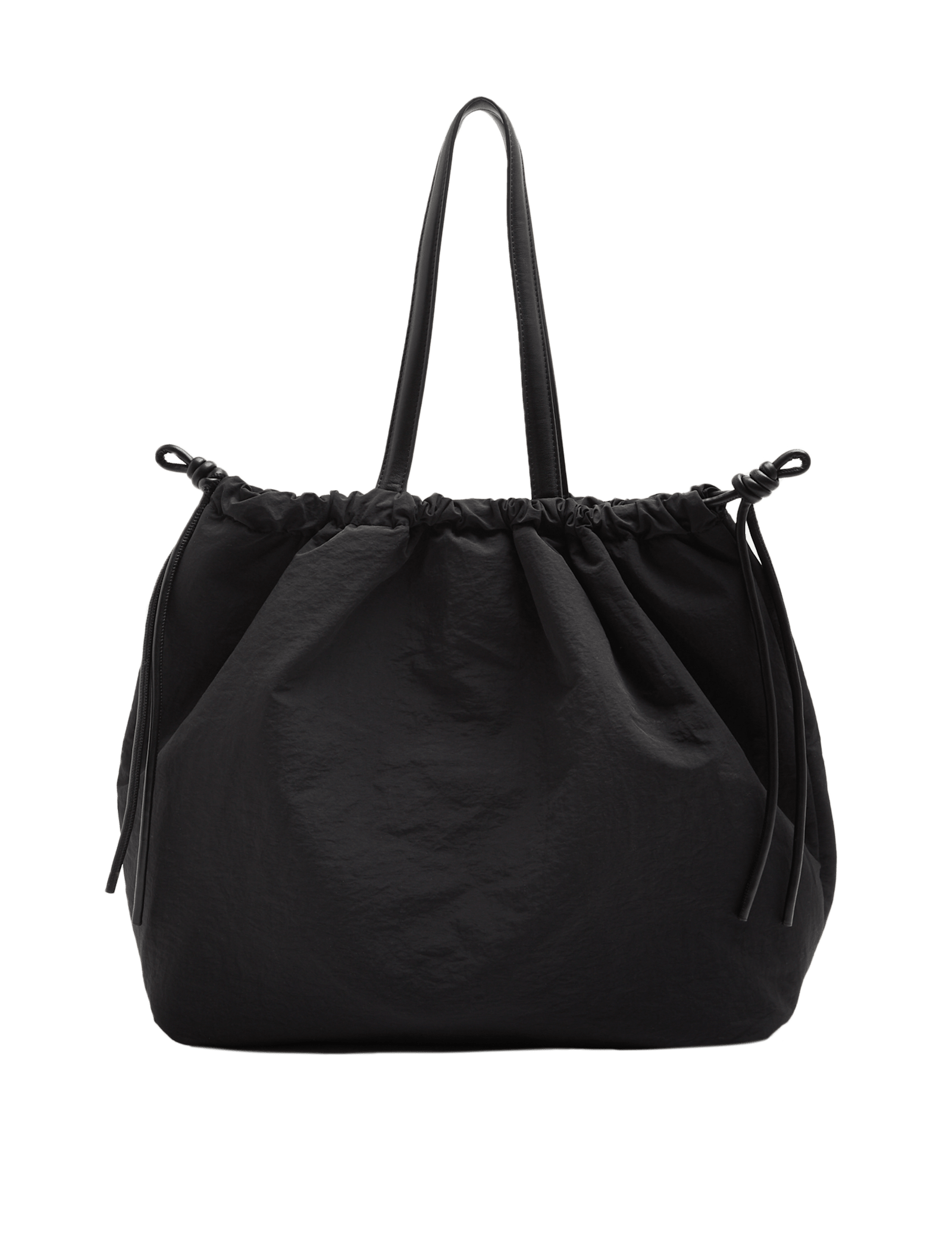 Large Ruched Drawstring Shoulder Bag - image 3