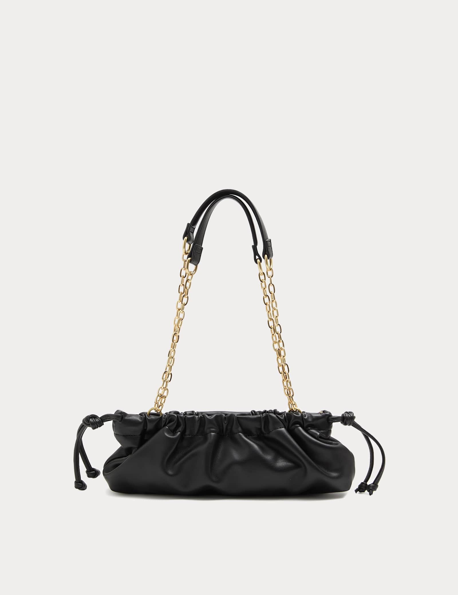 Ruched Chain Shoulder Bag - image 2