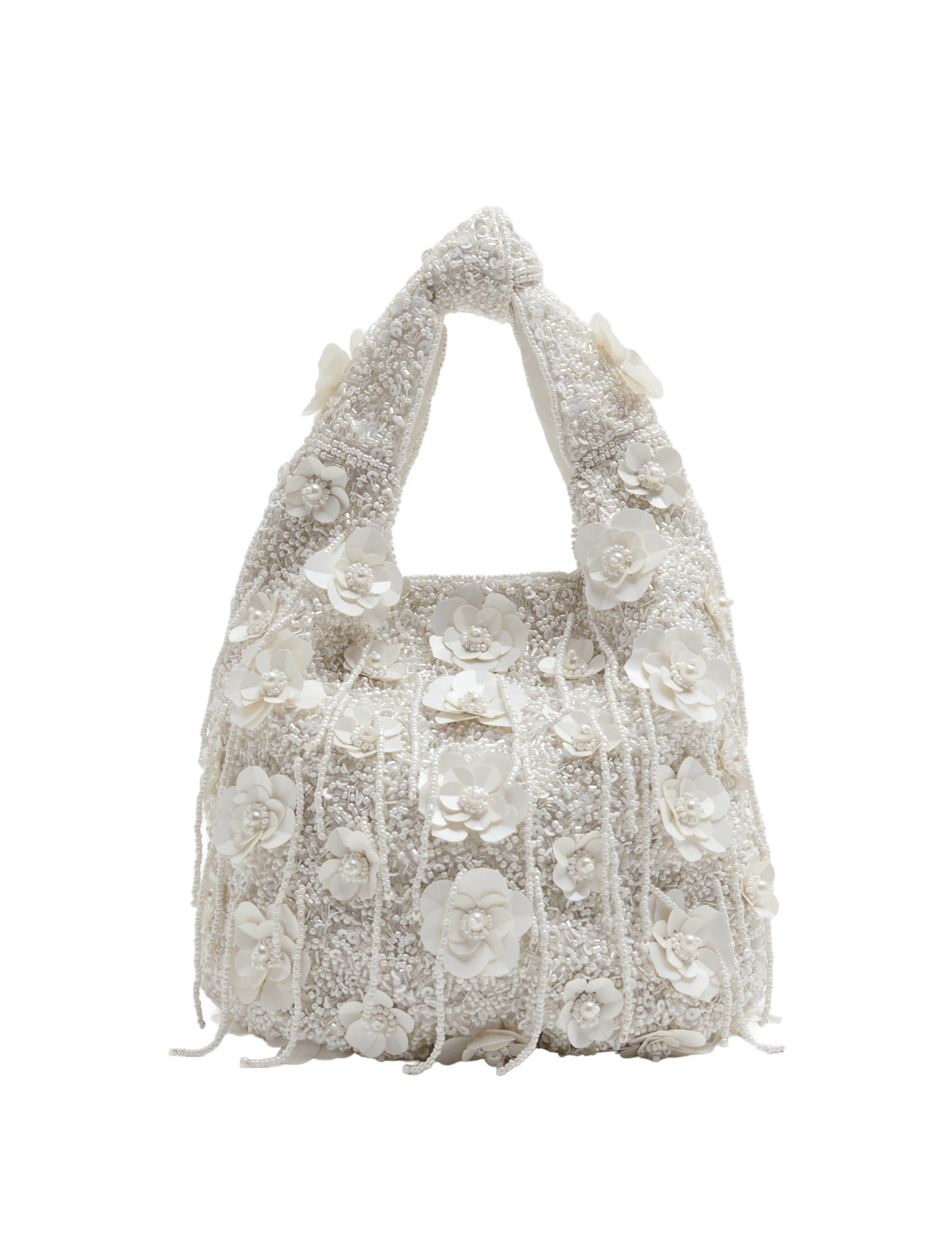 Beaded Floral Grab Bag - image 2
