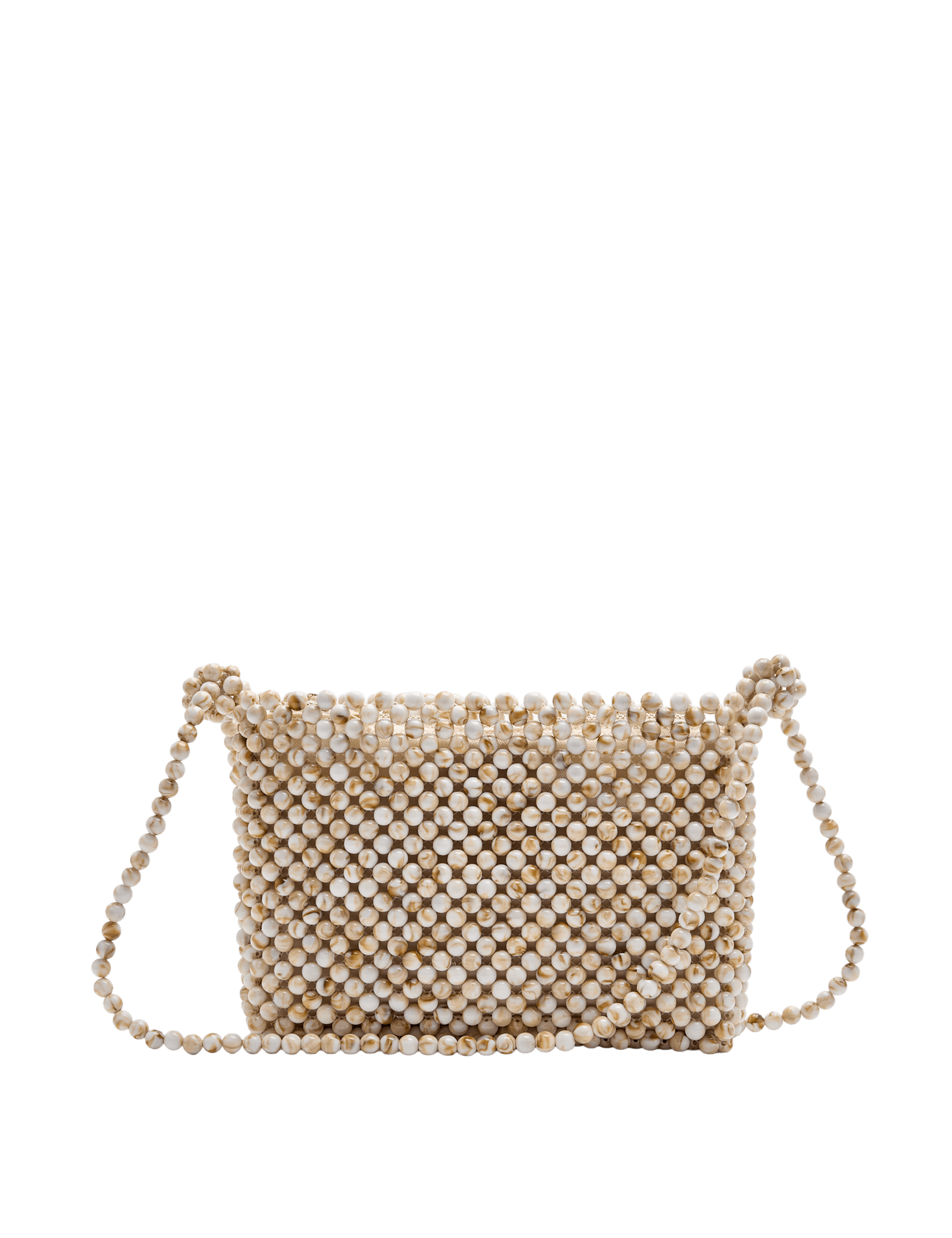 Openwork Beaded Shoulder Bag - image 3
