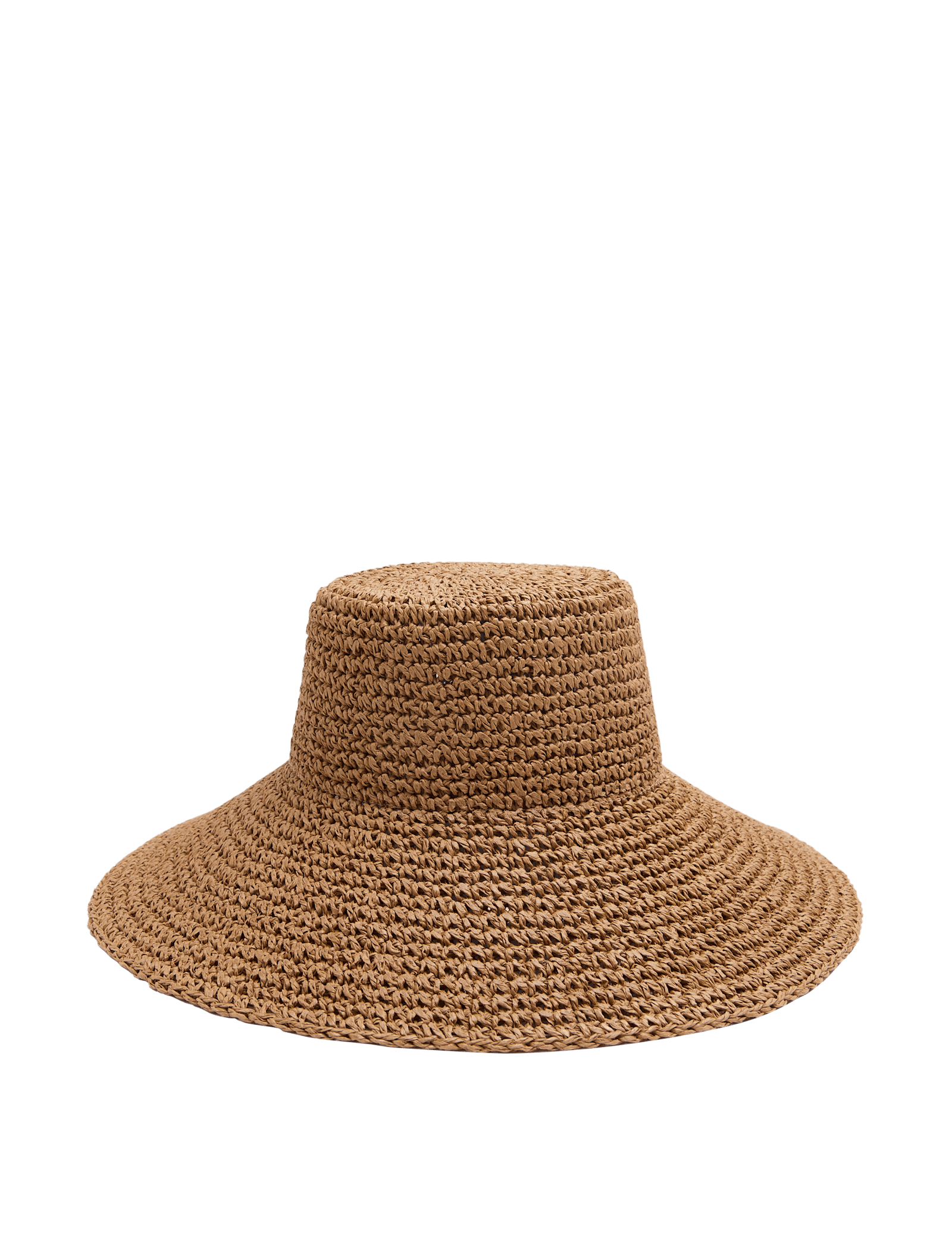 Straw Scalloped Edge Hat - image 4