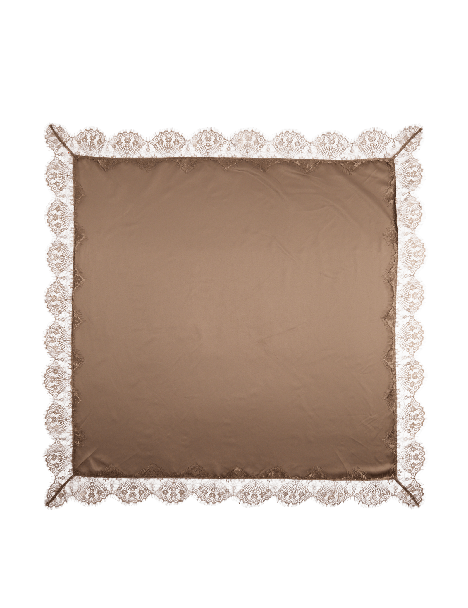 Satin Lace Detail Scarf - image 3