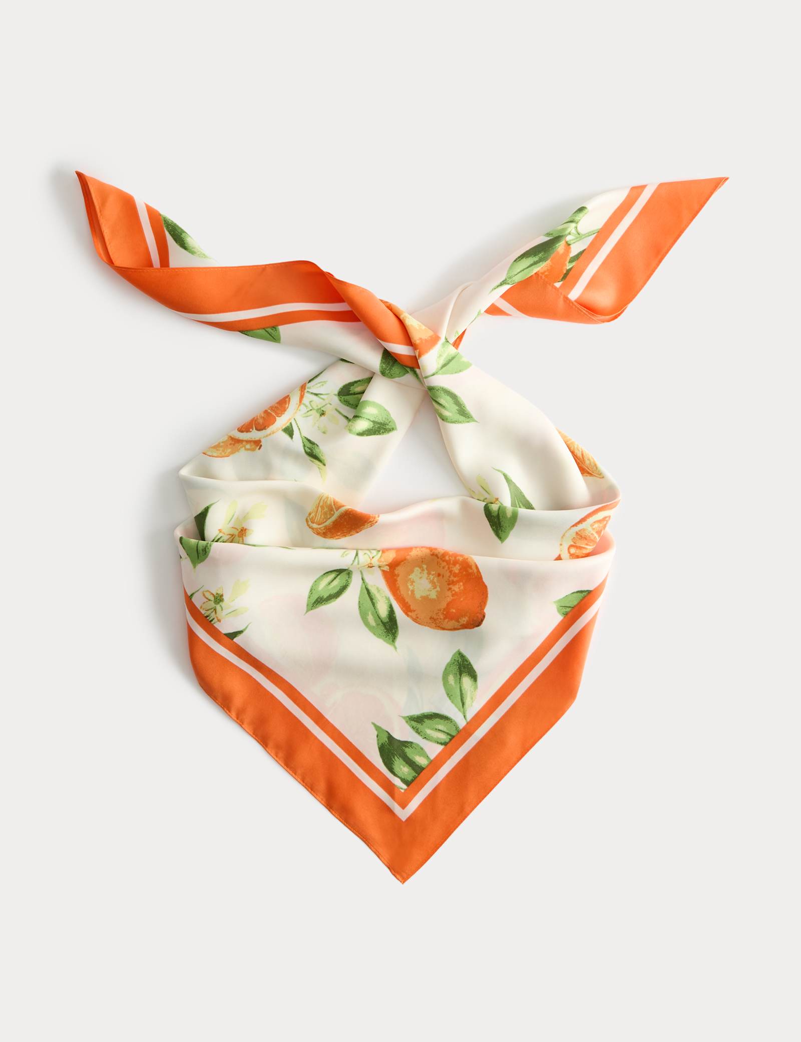 Satin Printed Scarf - image 1