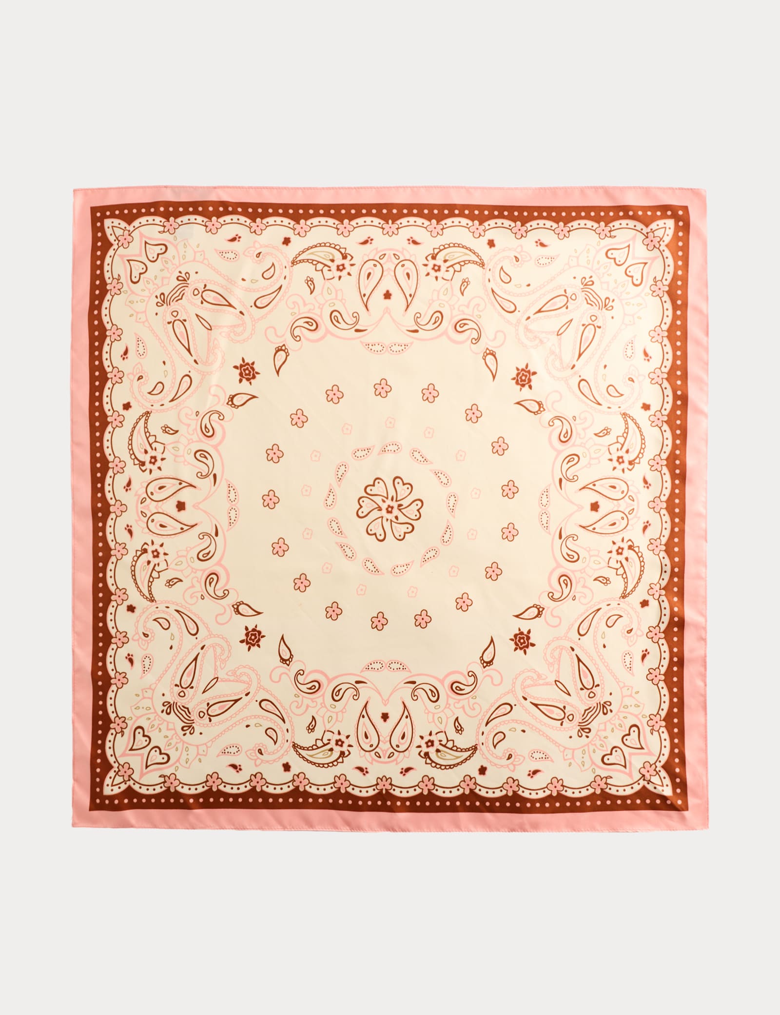 Satin Printed Neckerchief - image 1