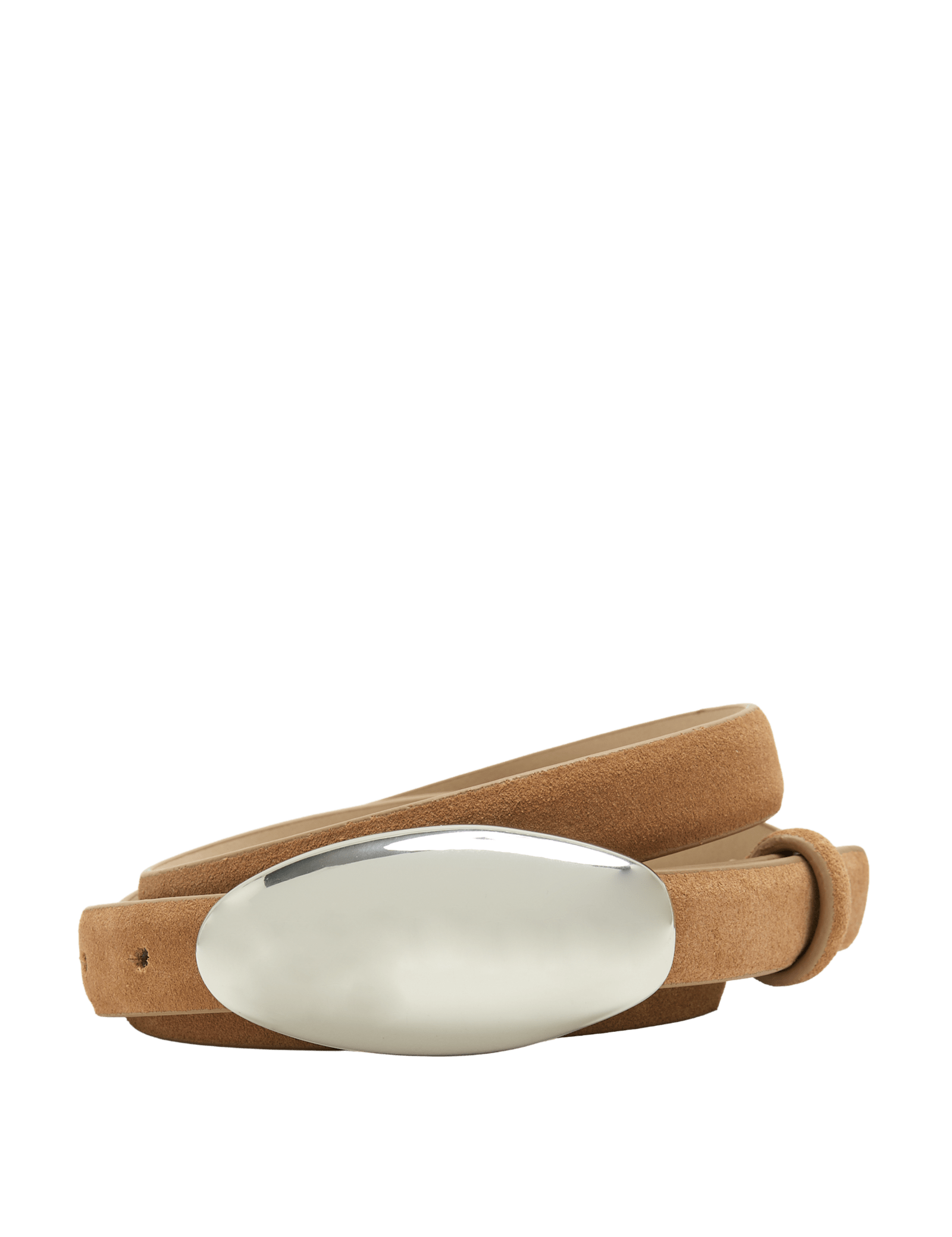 Suede Feature Buckle Belt - image 2