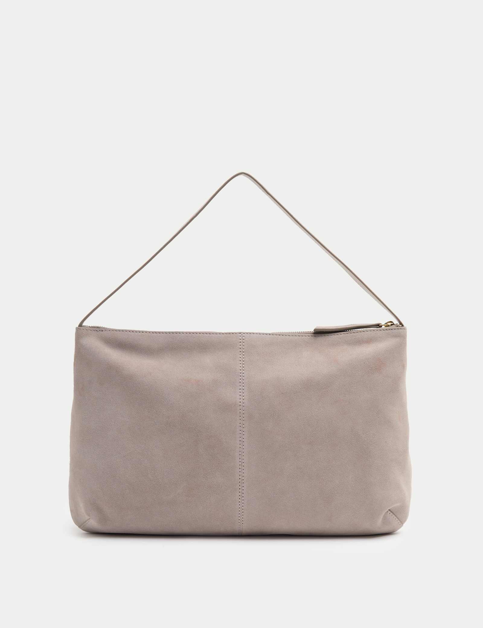 Suede Slouchy Shoulder Bag - image 2