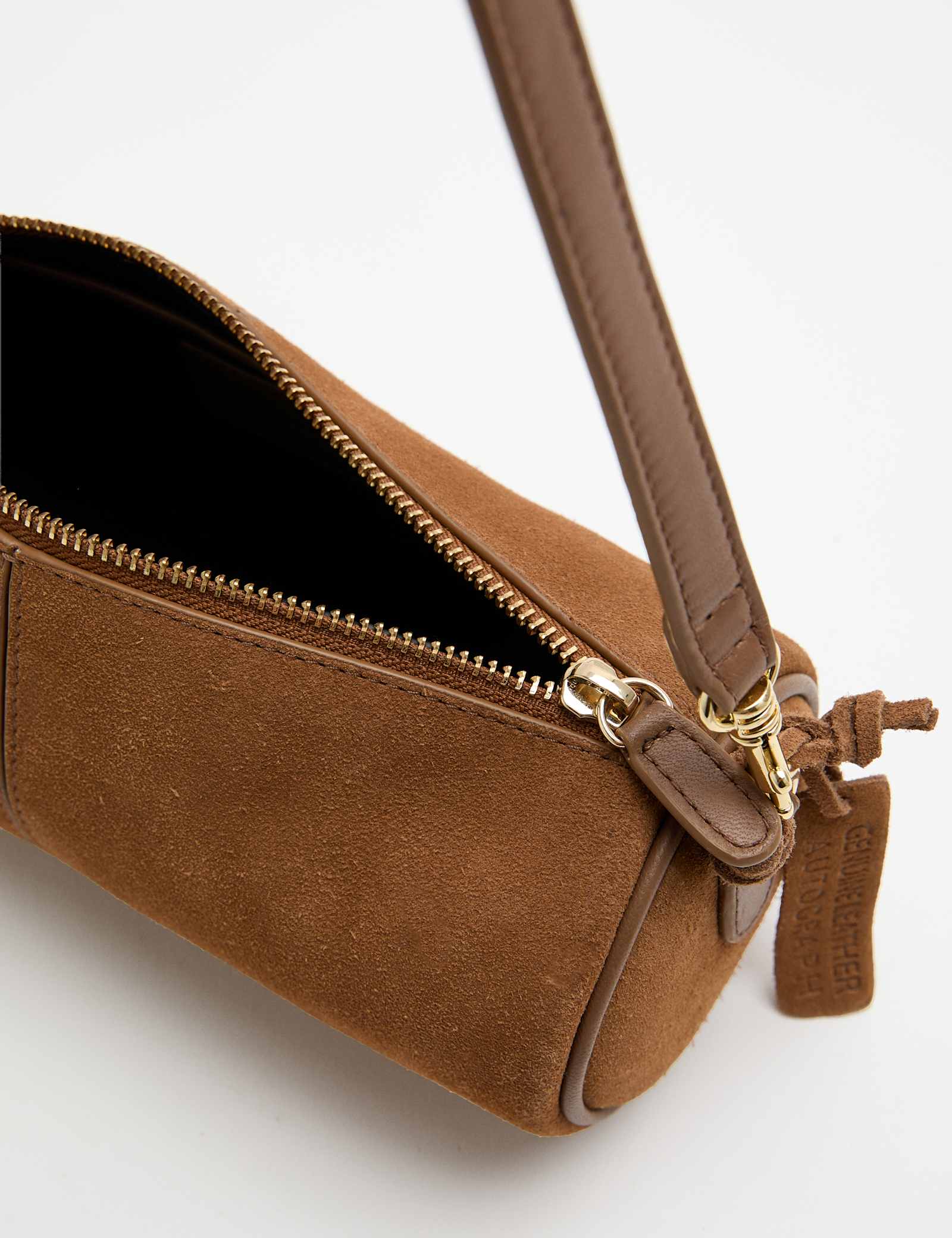 Suede Cross Body Bag - image 4